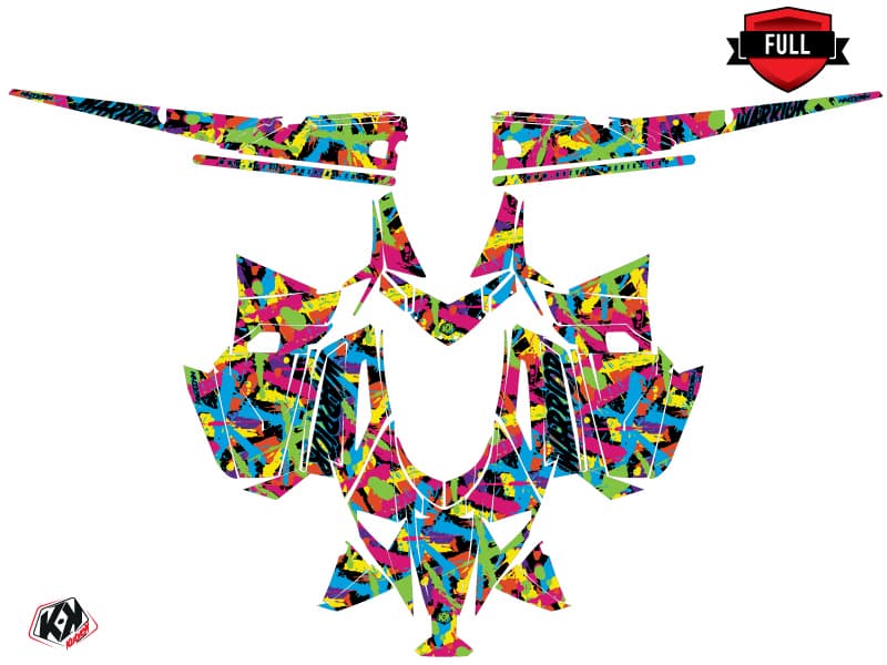 Graphic Kit Arctic Cat M Alpha One Warrior Colors Snowmobile | Arctic Cat | Kutvek - View 3