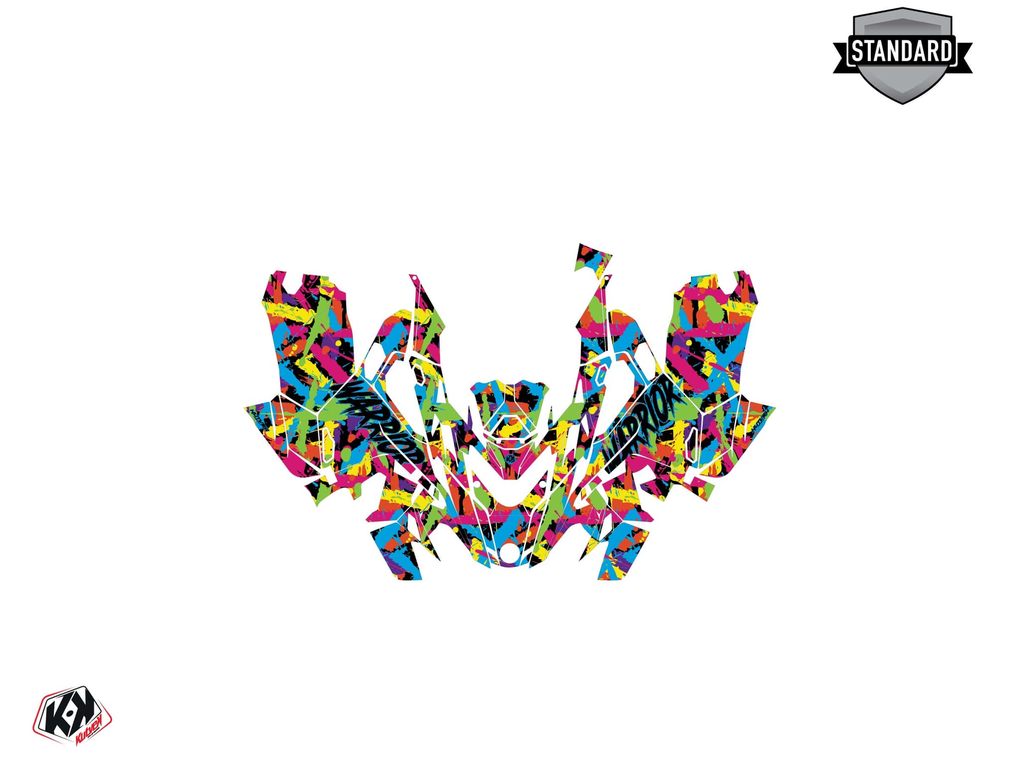 snowmobile lynx boondocker ds warrior colors  graphic kit | Lynx | Kutvek - View 2