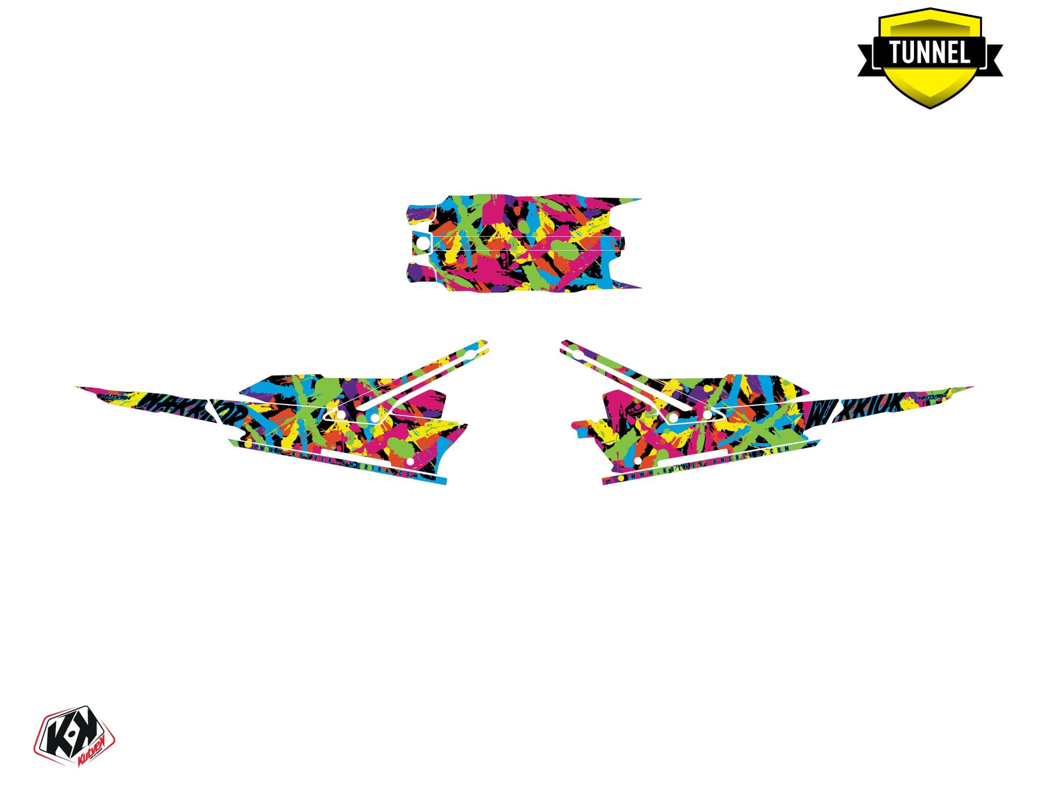 snowmobile lynx boondocker ds warrior colors  graphic kit | Lynx | Kutvek - View 5