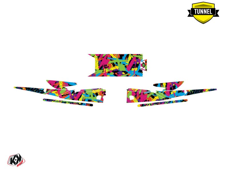 Snowmobile YAMAHA SIDEWINDER SRX WARRIOR Colors graphic kit | Yamaha | Kutvek - View 5