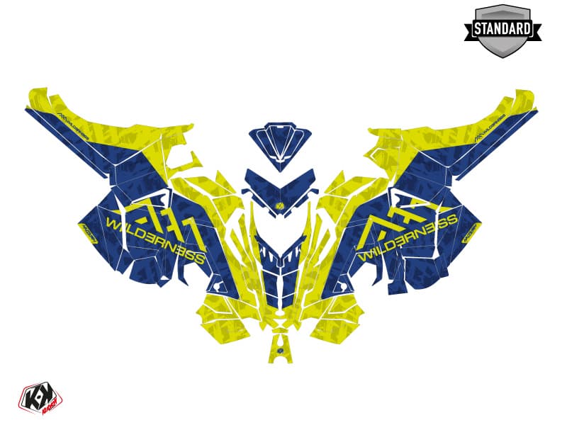 Snowmobile POLARIS SWITCHBACK PRO X WILDERNESS Blue graphic kit | Polaris | Kutvek - View 2
