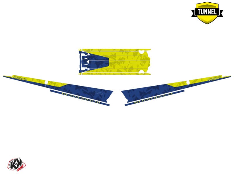 Snowmobile POLARIS RMK PRO AXYS WILDERNESS Blue graphic kit | Polaris | Kutvek - View 5