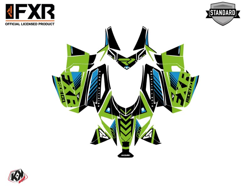 Kit graphique Motoneige ARCTIC CAT NORSEMAN X 8000 FXR Vert | Arctic Cat | Kutvek - View 2