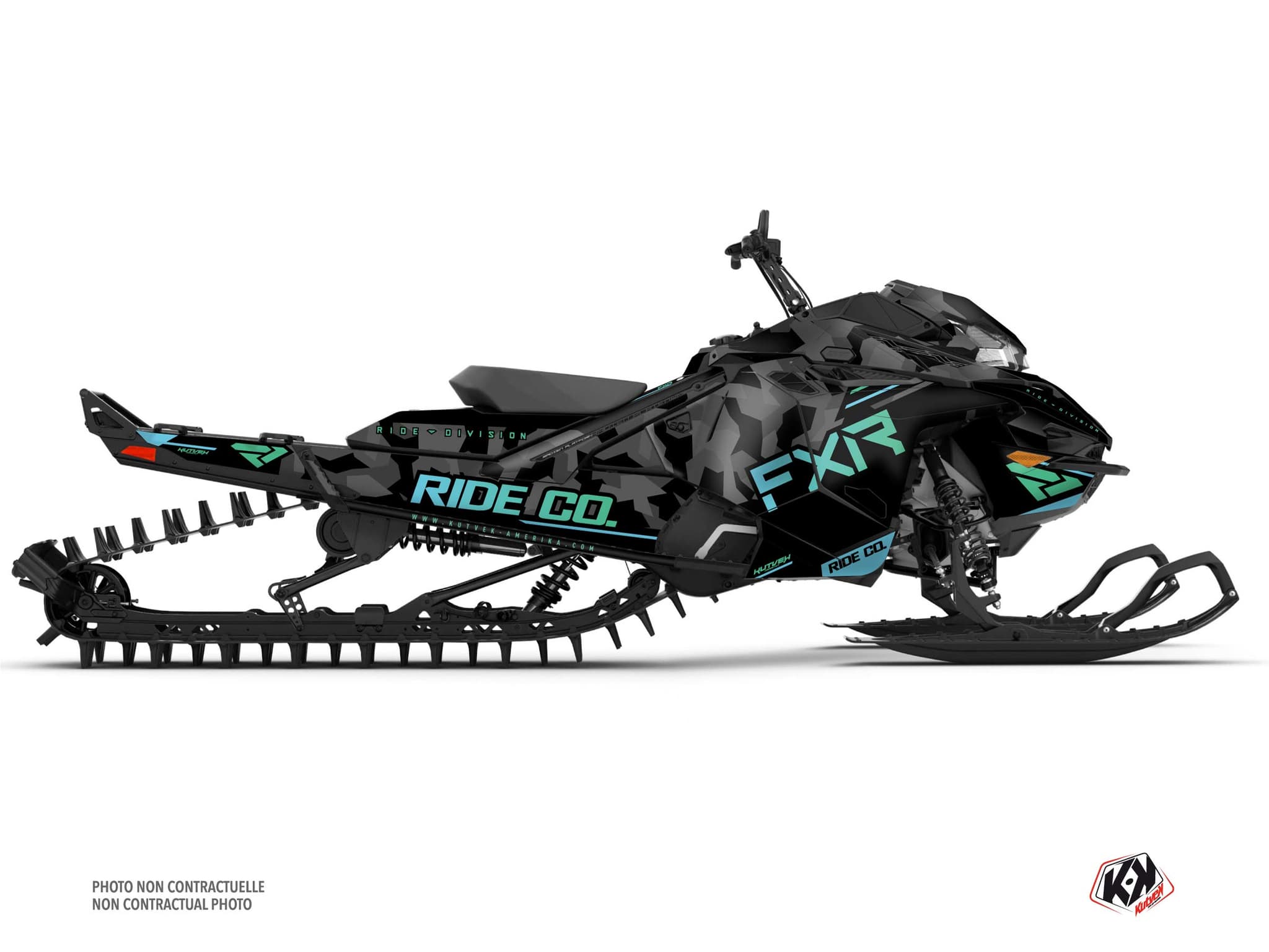Kit decorativo Mota de neve LYNX SHREDDER DS FXR Azul