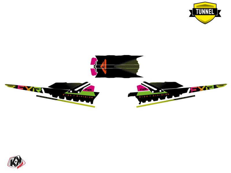 snowmobile skidoo backcountry sport fxr k21.3 colors  graphic kit | Skidoo | Kutvek - View 5