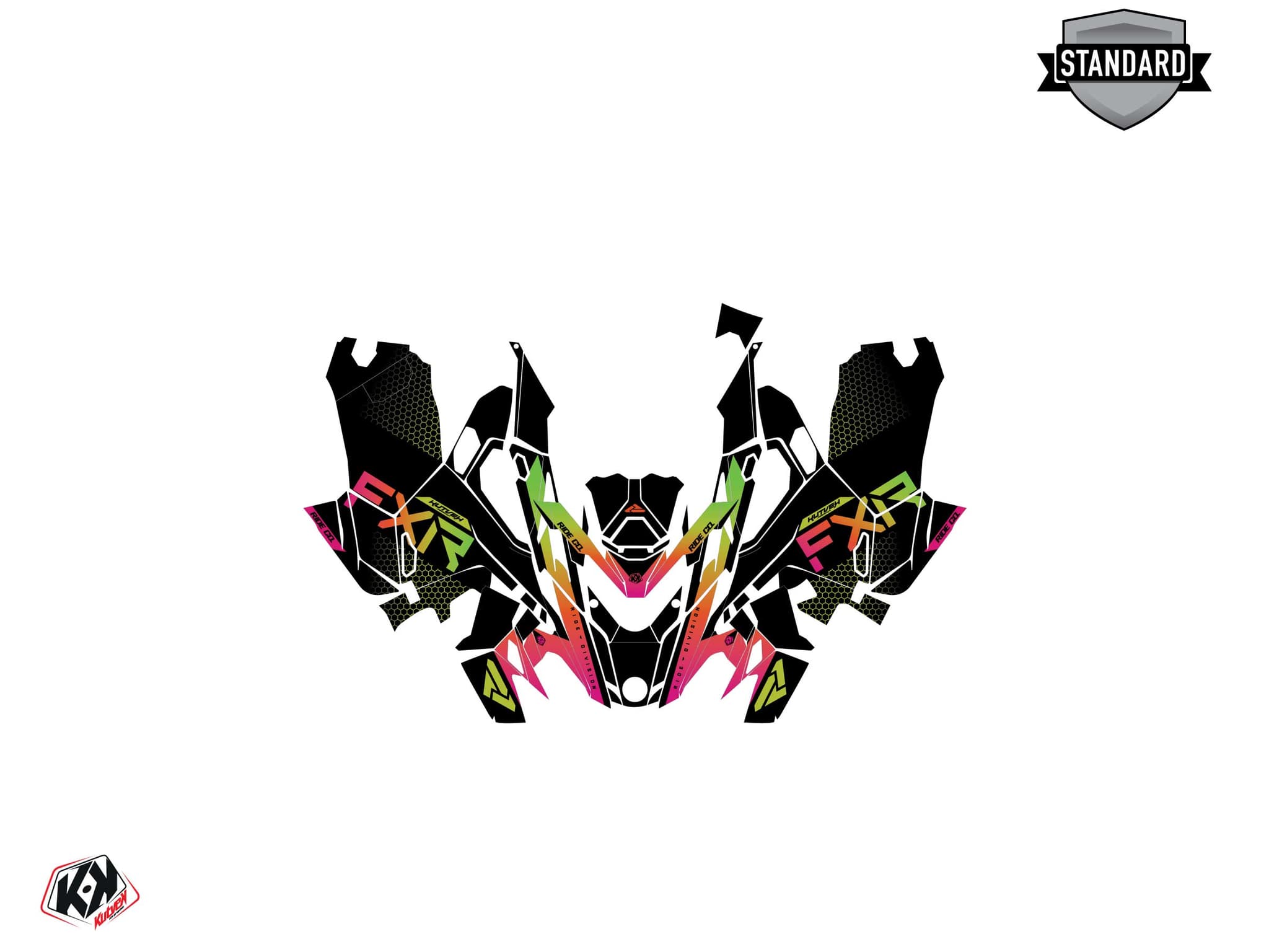 Kit graphique Motoneige LYNX RAVE RE FXR Colors | Lynx | Kutvek - View 2