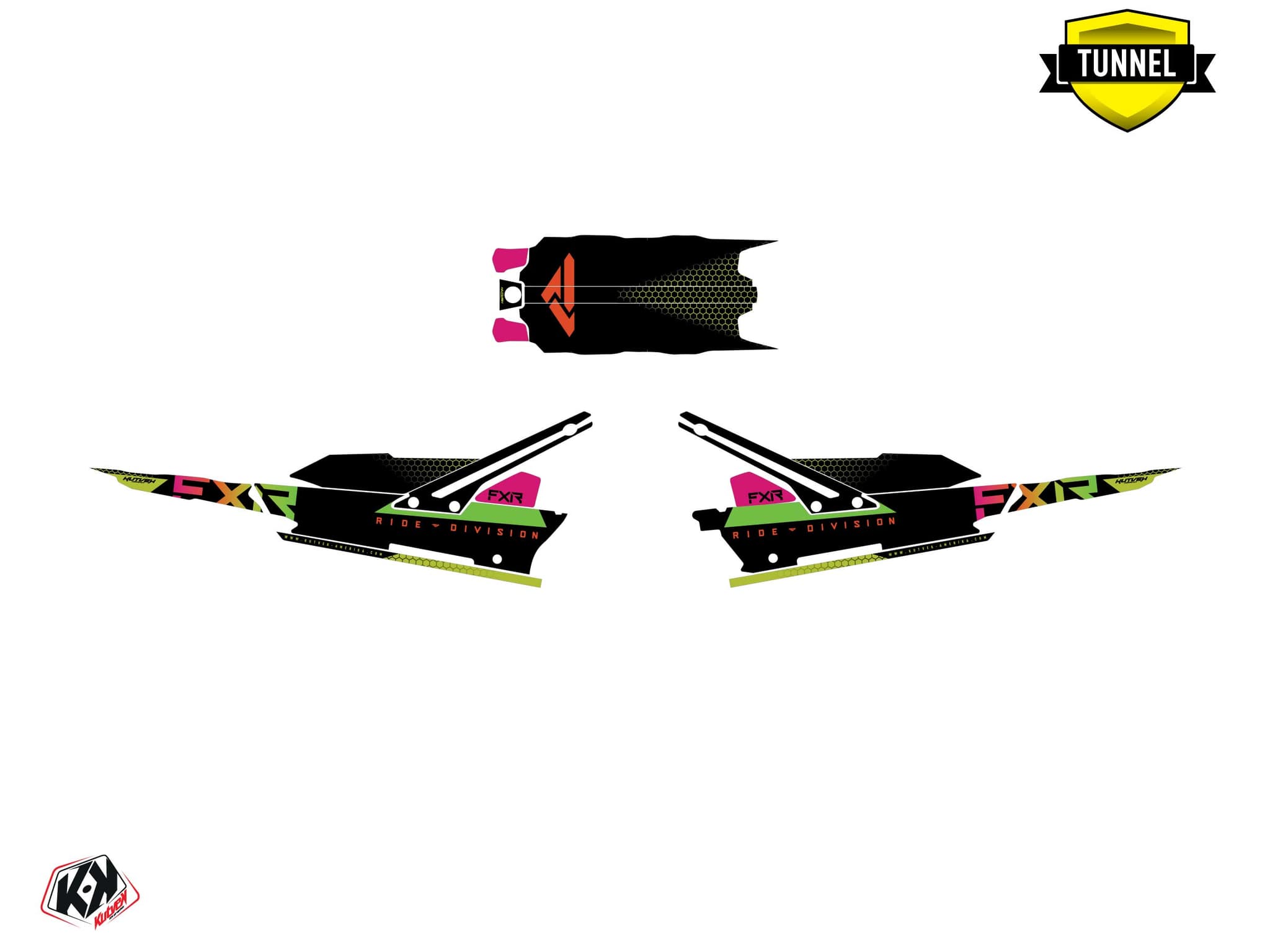 kit graphique motoneige lynx boondocker ds fxr k21.3 colors | Lynx | Kutvek - View 5