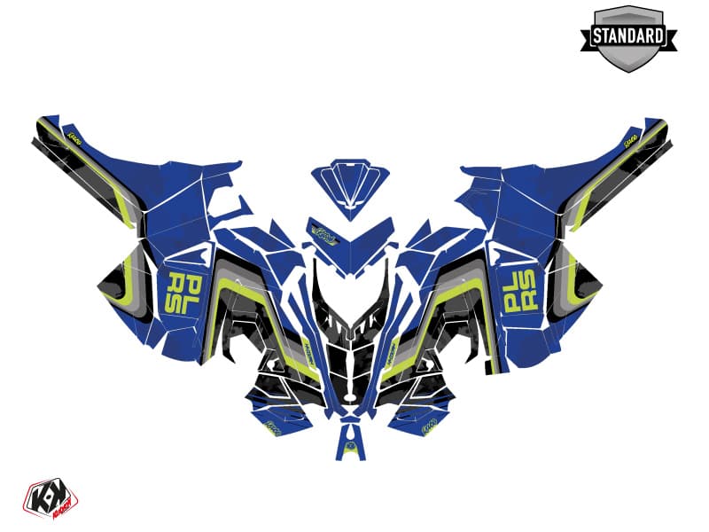 Kit decorativo Mota de neve POLARIS INDY EVO RACE Azul | Polaris | Kutvek - View 2