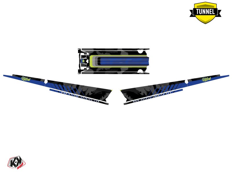 Snowmobile POLARIS RMK PRO AXYS RACE Blue graphic kit | Polaris | Kutvek - View 5