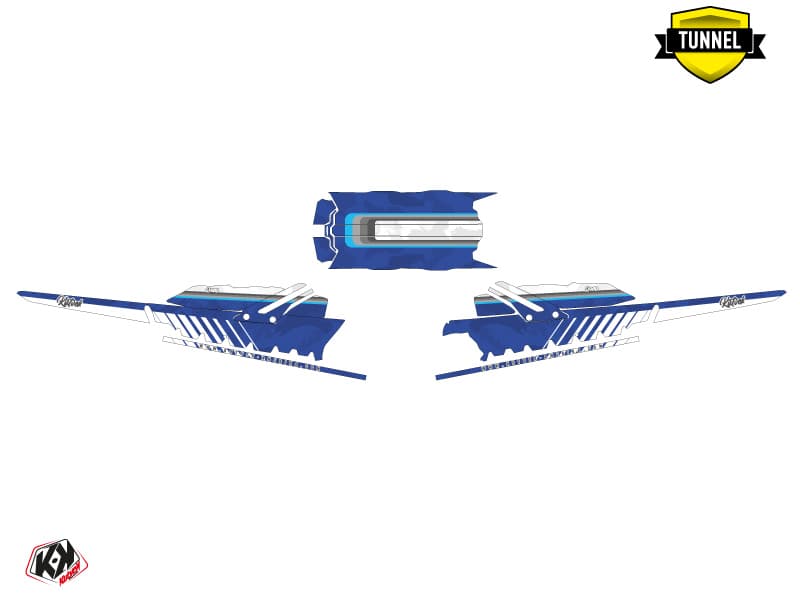 snowmobile skidoo backcountry sport race blue serie graphic kit | Skidoo | Kutvek - View 5
