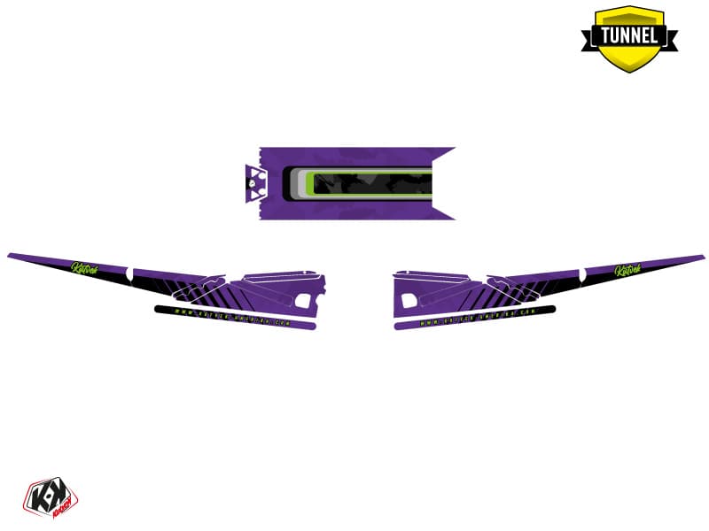Graphic Kit Snowmobile Arctic Cat M Alpha One Race Purple | Arctic Cat | Kutvek - View 5