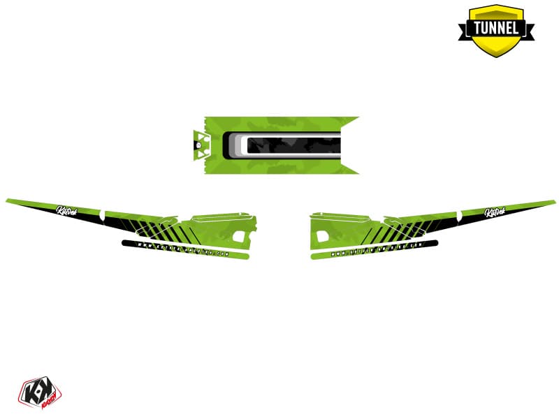 Graphic Kit Snowmobile Arctic Cat M Alpha One Race Green | Arctic Cat | Kutvek - View 5