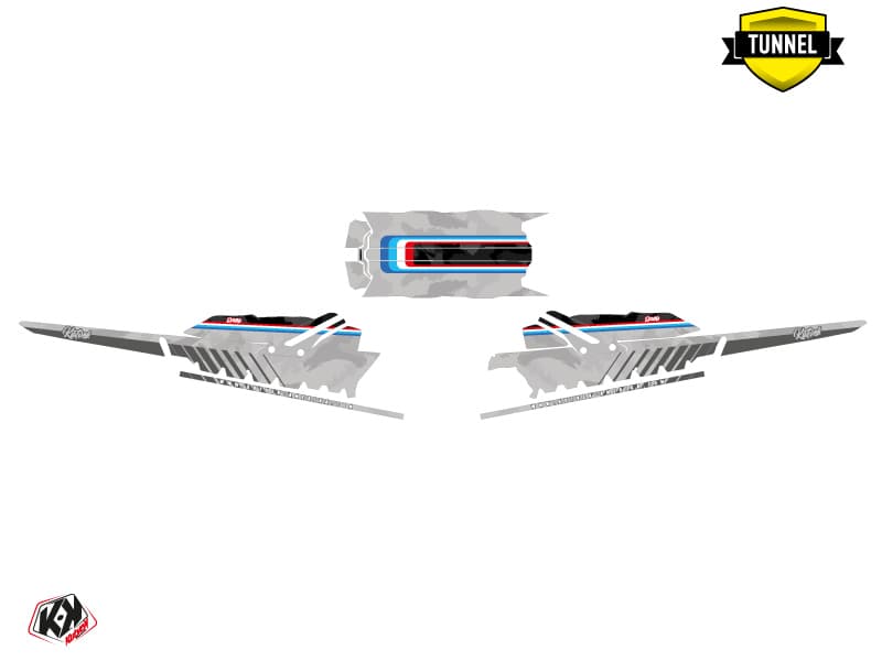 snowmobile skidoo backcountry sport race black  graphic kit | Skidoo | Kutvek - View 5