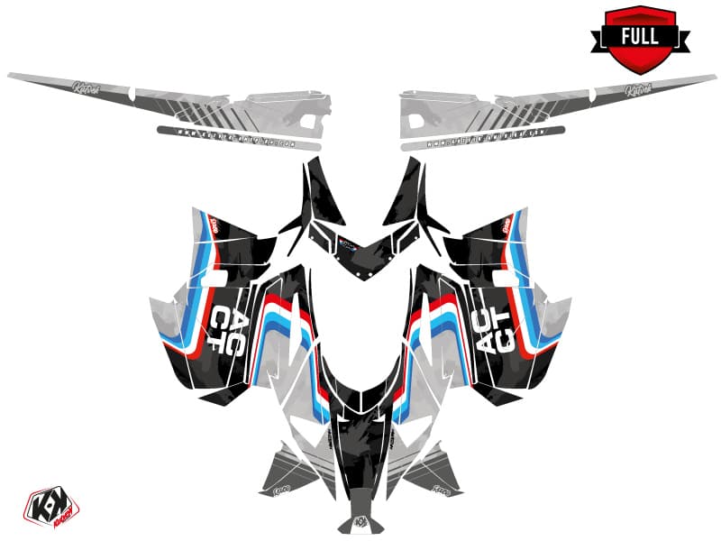 kit de decoración motoneige arctic cat m alpha one race negro | Arctic Cat | Kutvek - View 3