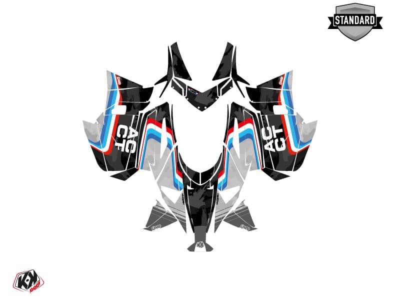 kit de decoración motonieve arctic cat crossfire race negro | Arctic Cat | Kutvek - View 2