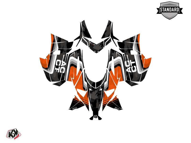 Kit graphique Motoneige ARCTIC CAT NORSEMAN X 8000 RACE Orange | Arctic Cat | Kutvek - View 2