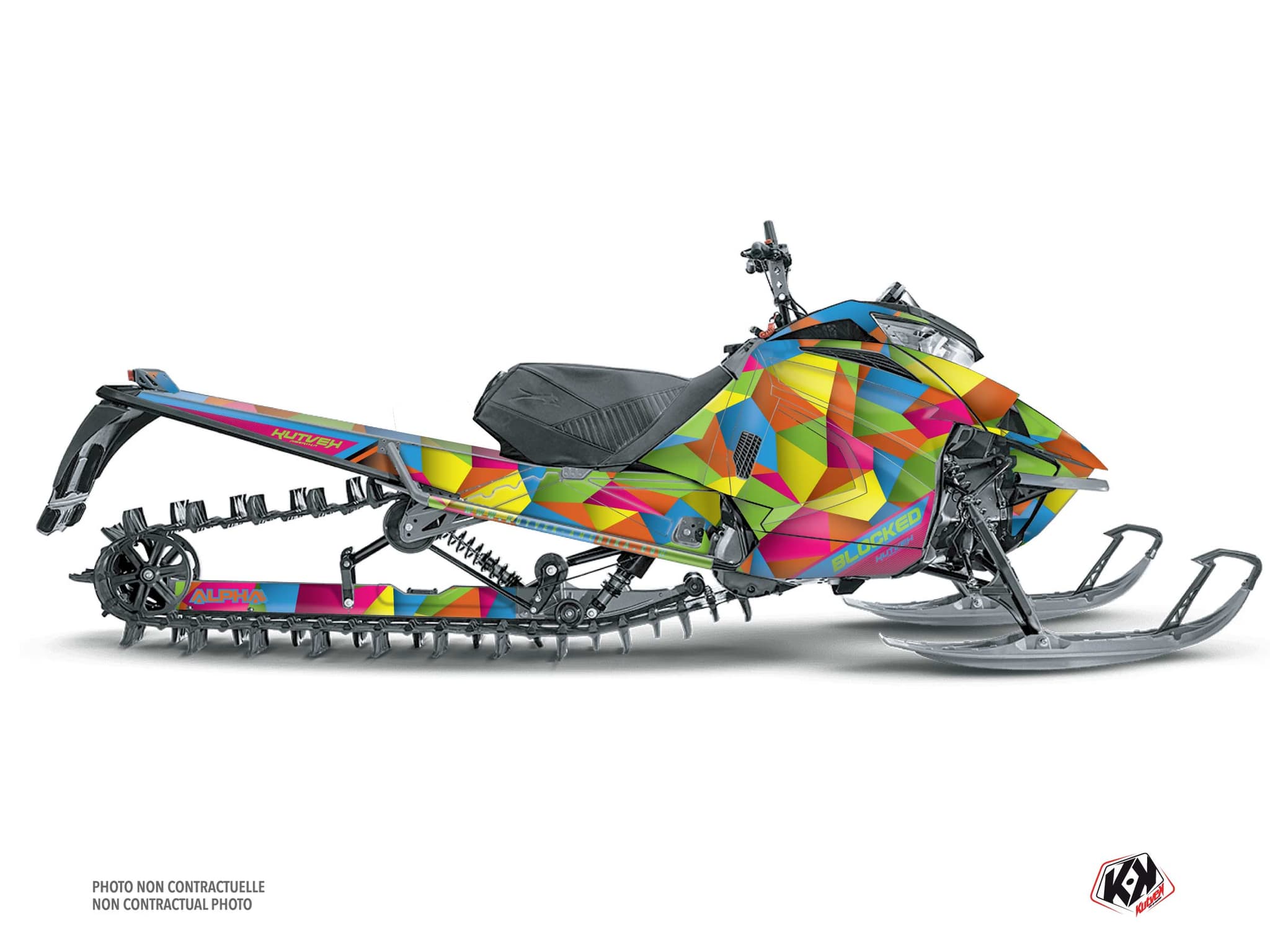 Kit de decoración Motonieve ARCTIC CAT RIOT x-8000 blocked Bandera