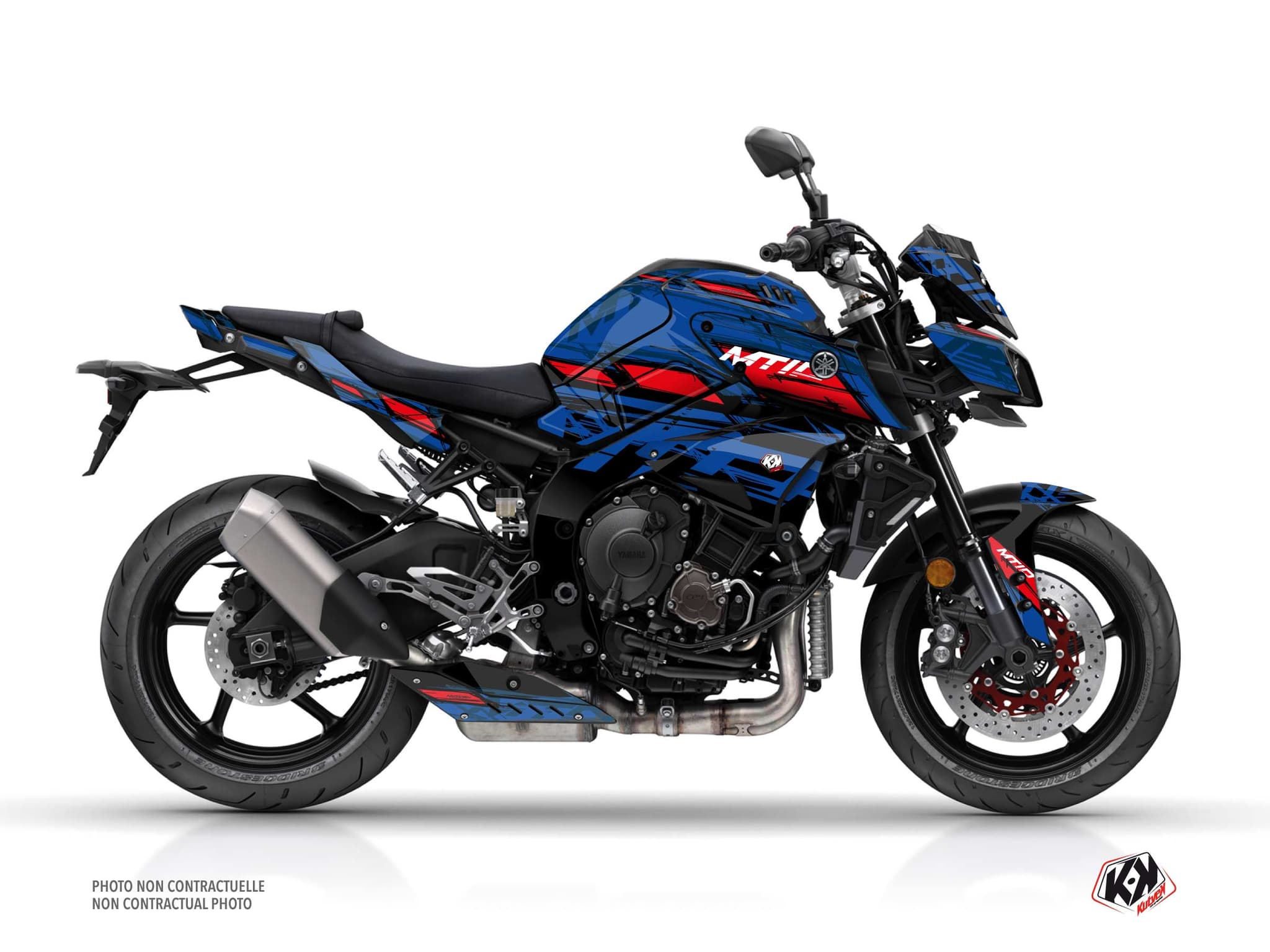 kit graphique moto yamaha mt 10 channel bleu