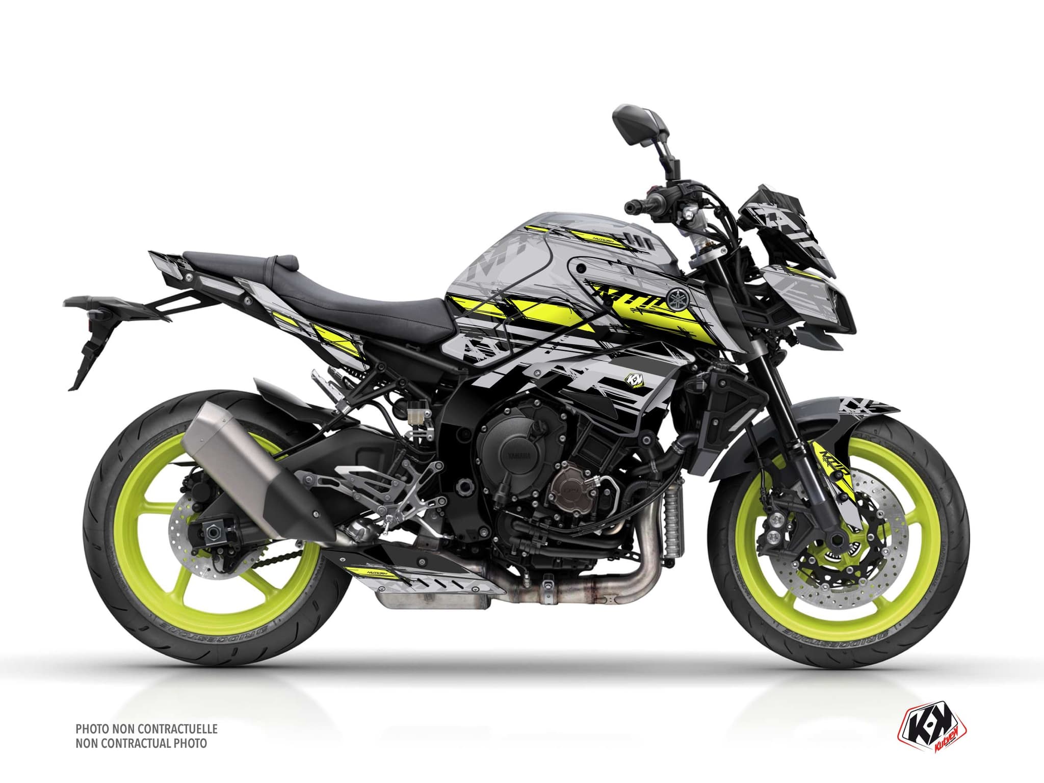 kit graphique moto yamaha mt 10 channel jaune