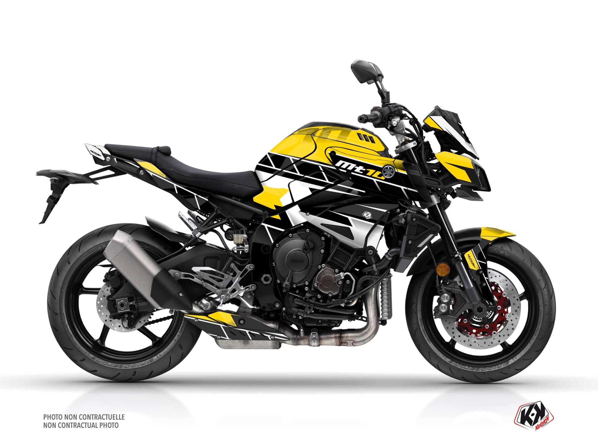 Kit graphique Moto Conquer Yamaha MT 10 Noir