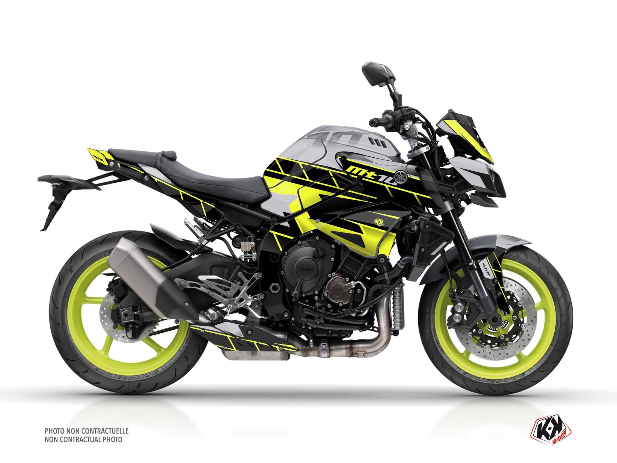 kit graphique moto yamaha mt 10 conquer jaune