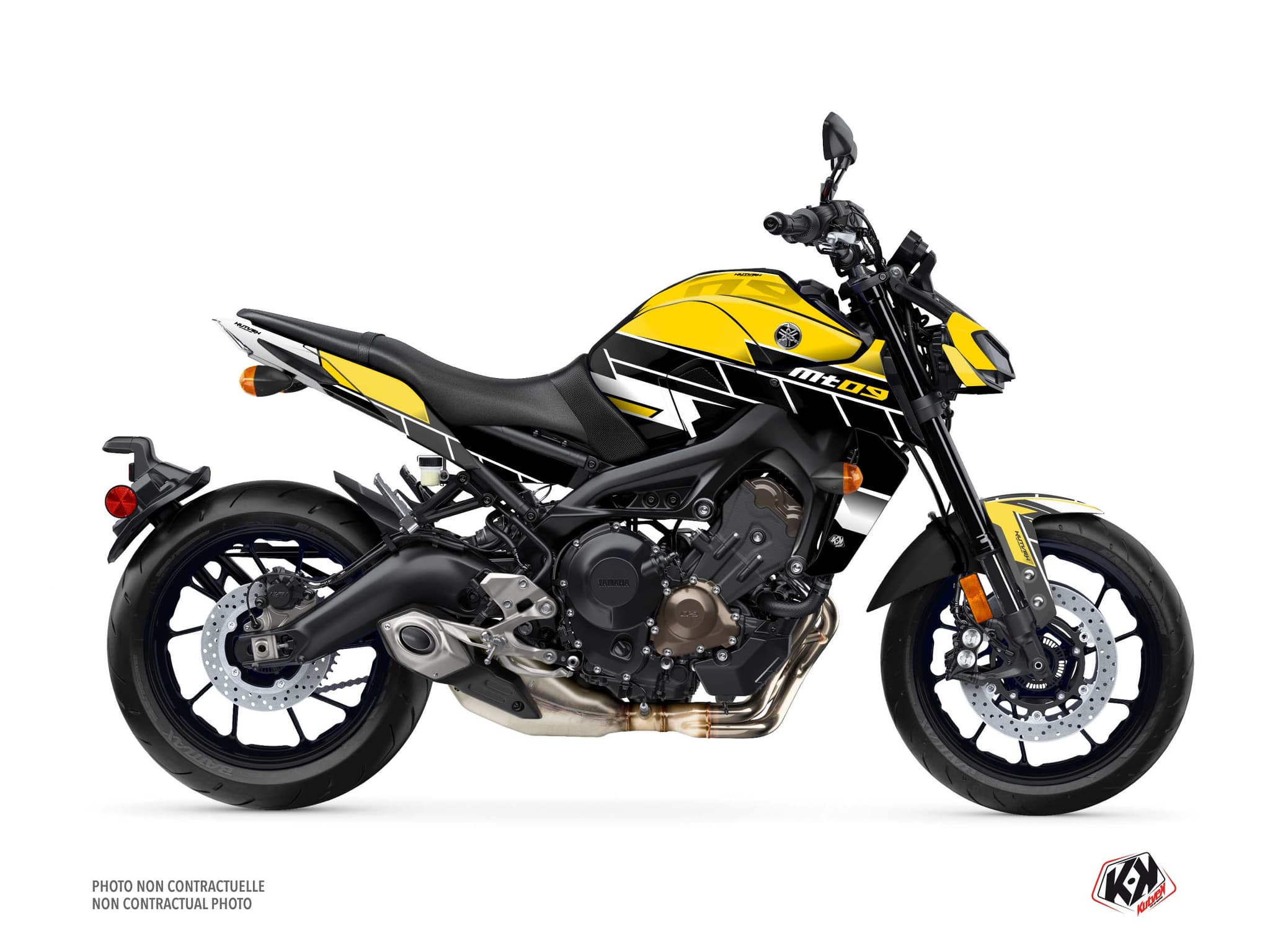 kit graphique moto yamaha mt 09 conquer noir