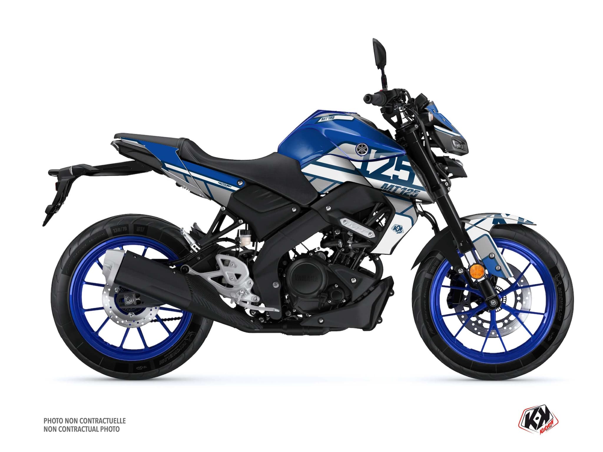 kit decorativo moto player yamaha mt 125 blu | MT 125 / FZ 125 | Kutvek
