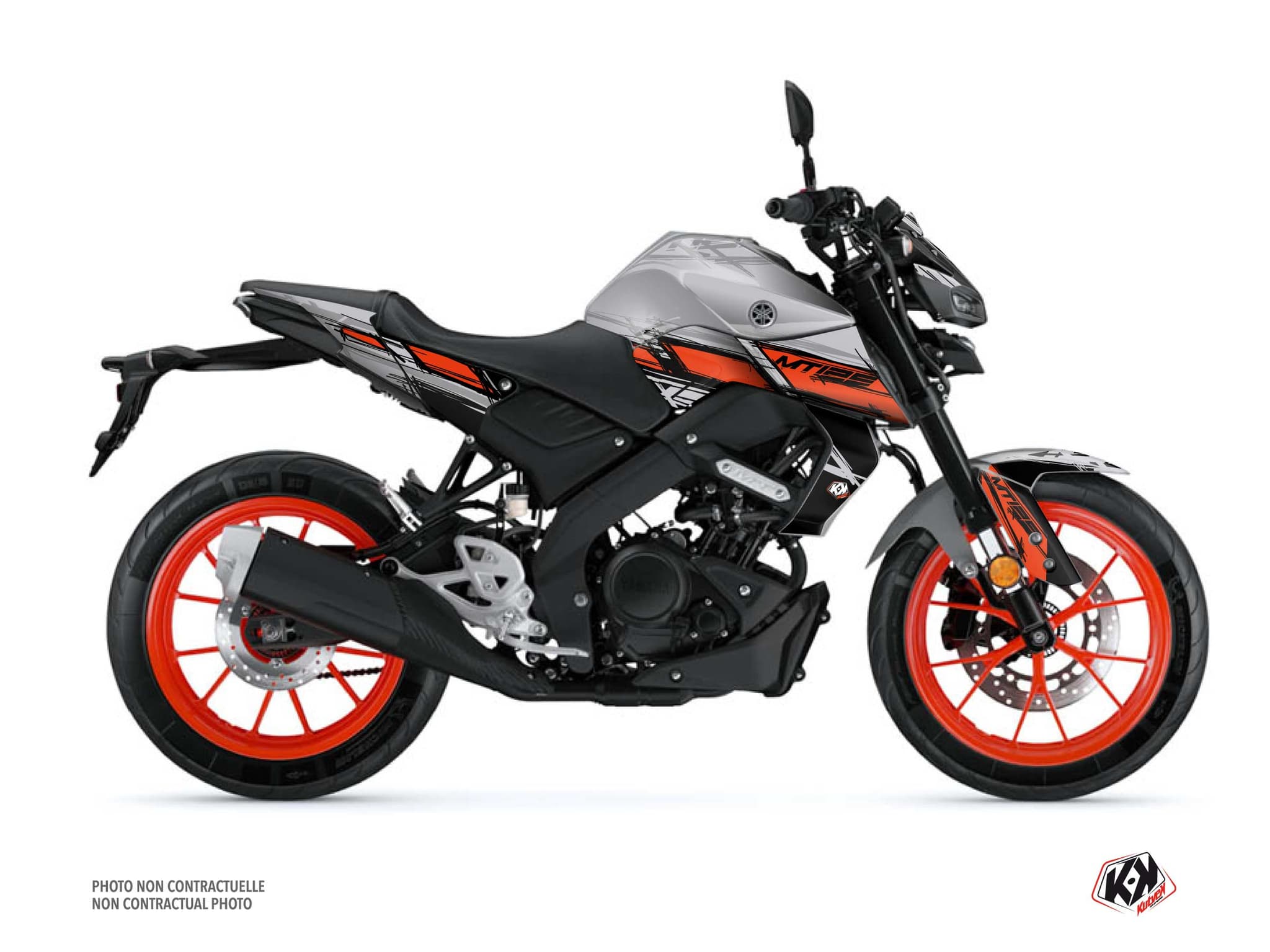 kit graphique moto yamaha mt 125 channel gris