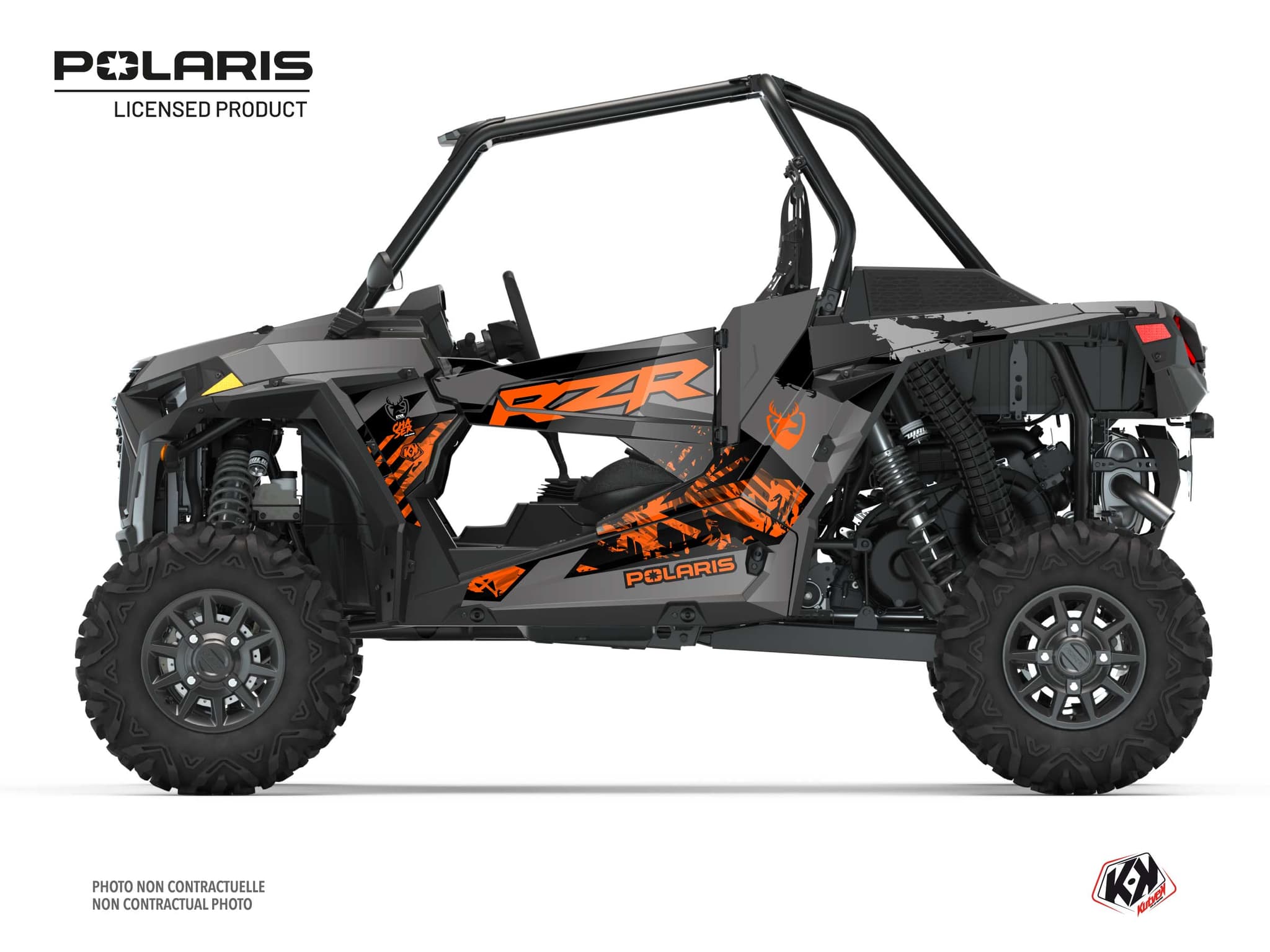 kit graphique ssv chaser polaris rzr xp 1000 orange