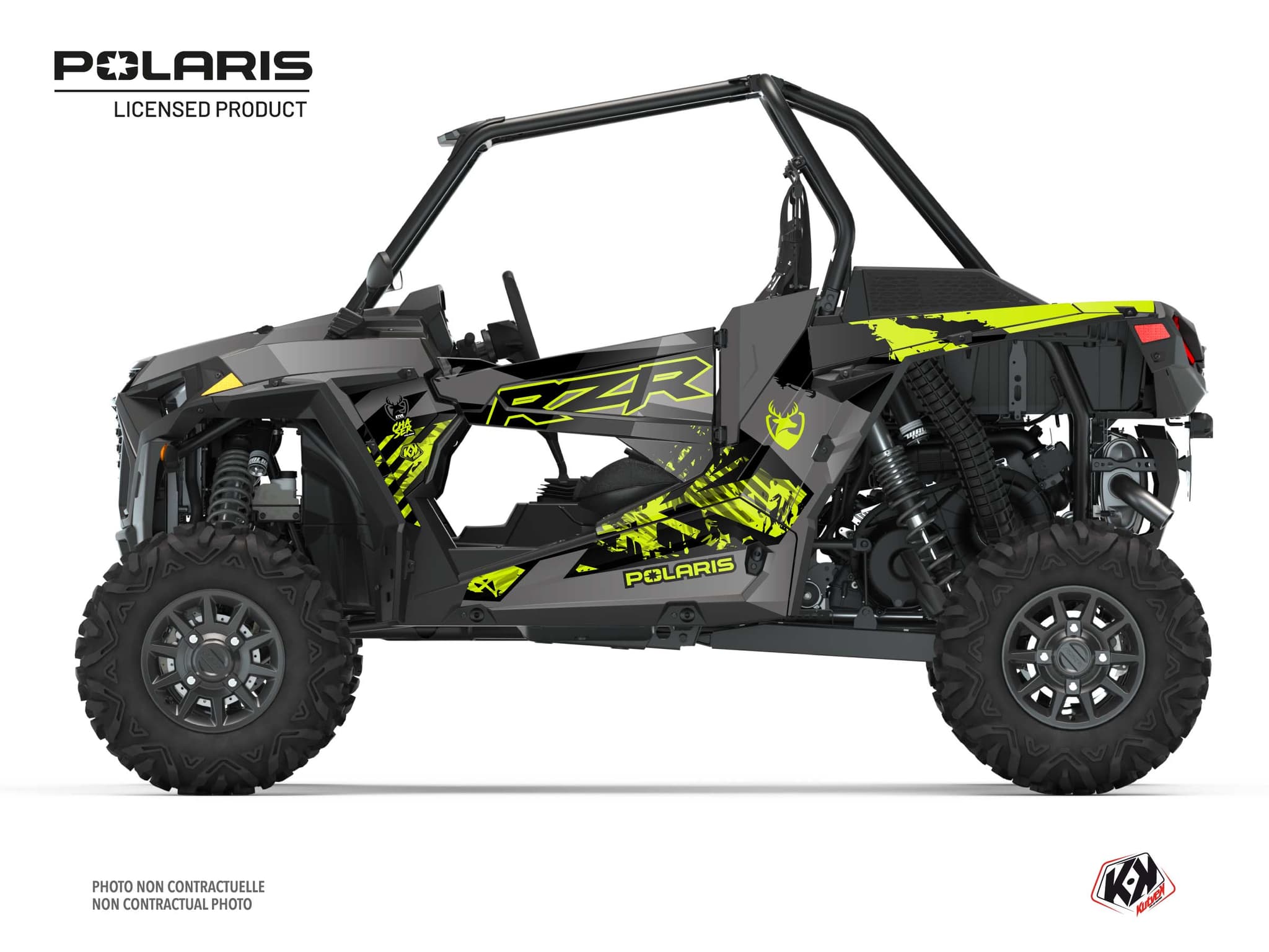 kit graphique ssv chaser polaris rzr xp 1000 jaune