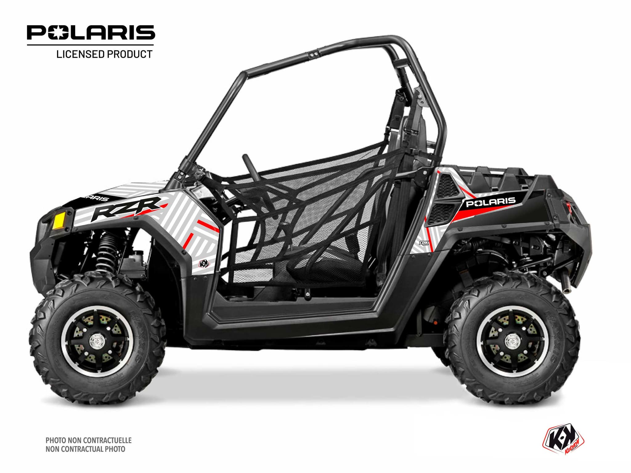 kit graphique ssv polaris rzr 570 epik blanc