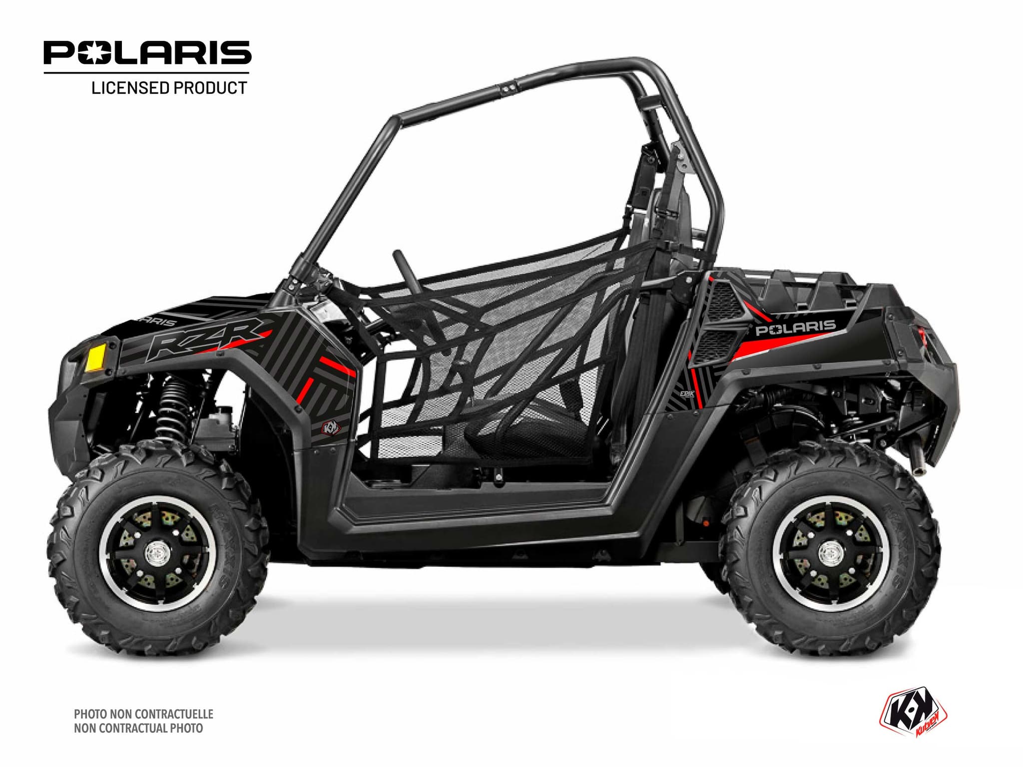 kit graphique ssv epik polaris rzr 570 noir