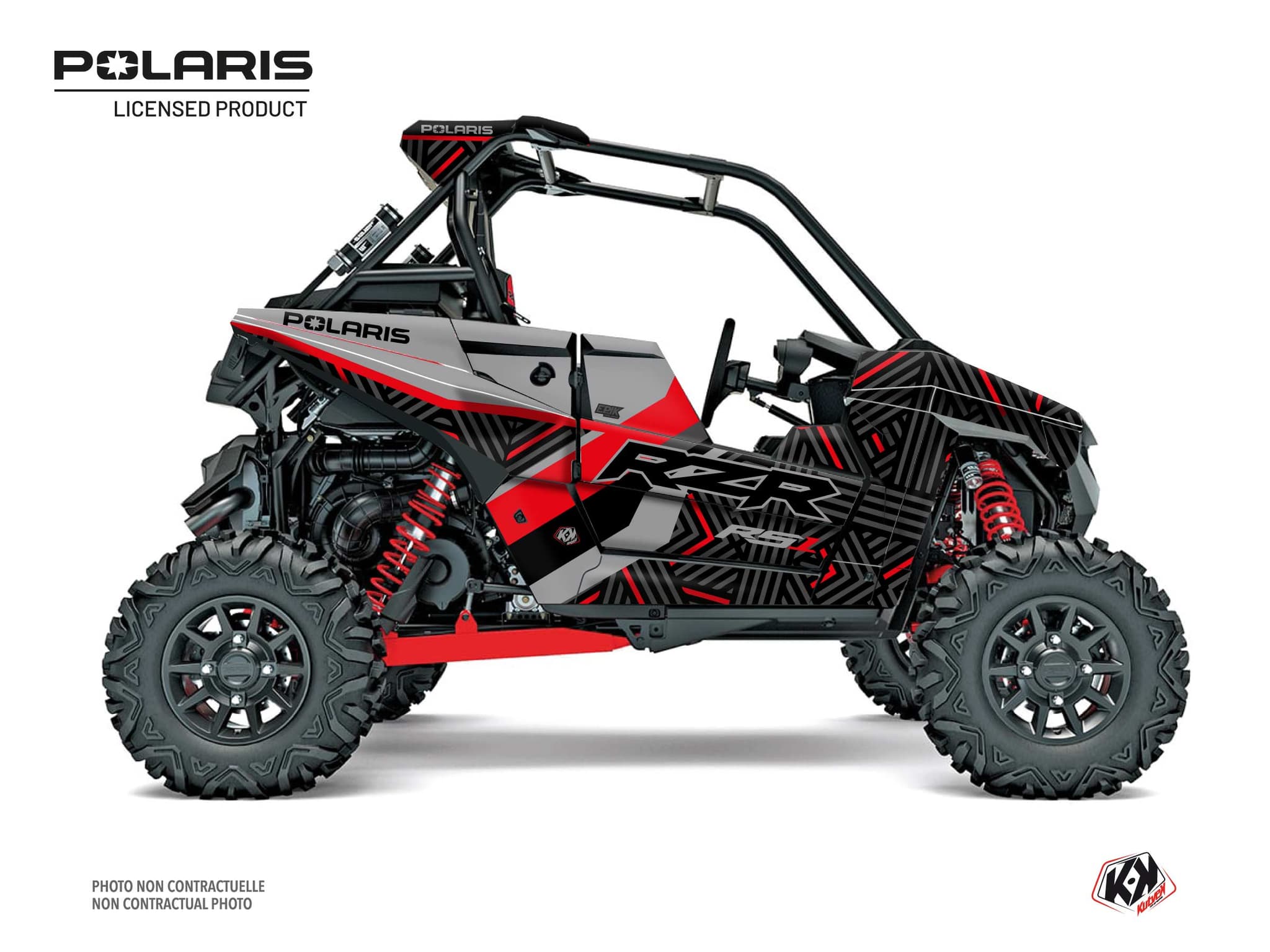 kit graphique ssv polaris rzr rs1 epik noir