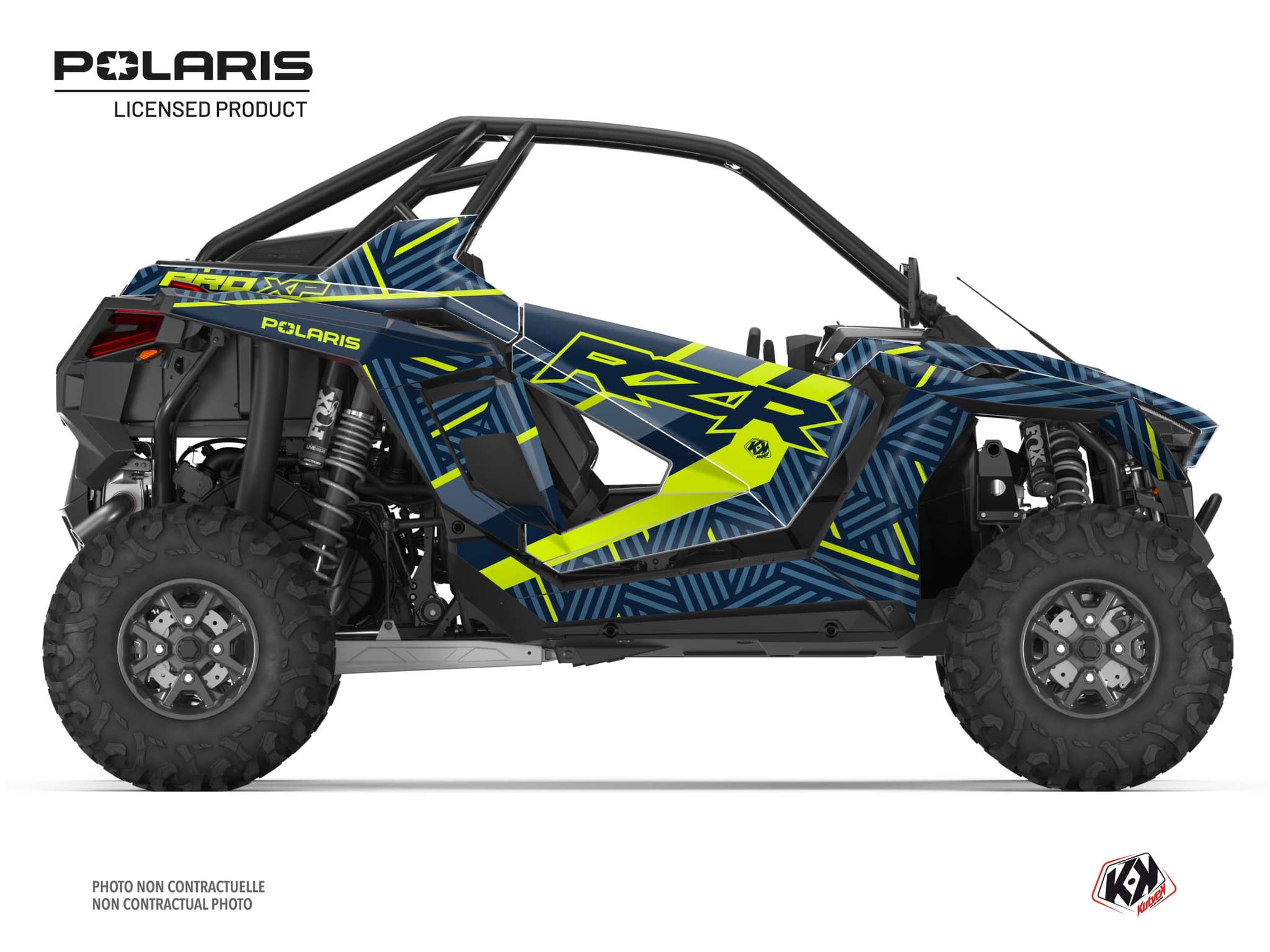 kit graphique ssv polaris rzr pro xp ultimate epik bleu