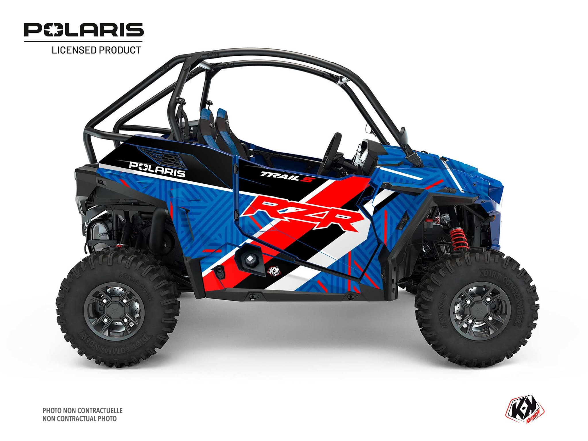 Polaris RZR Trail S UTV Epik Graphic Kit Blue