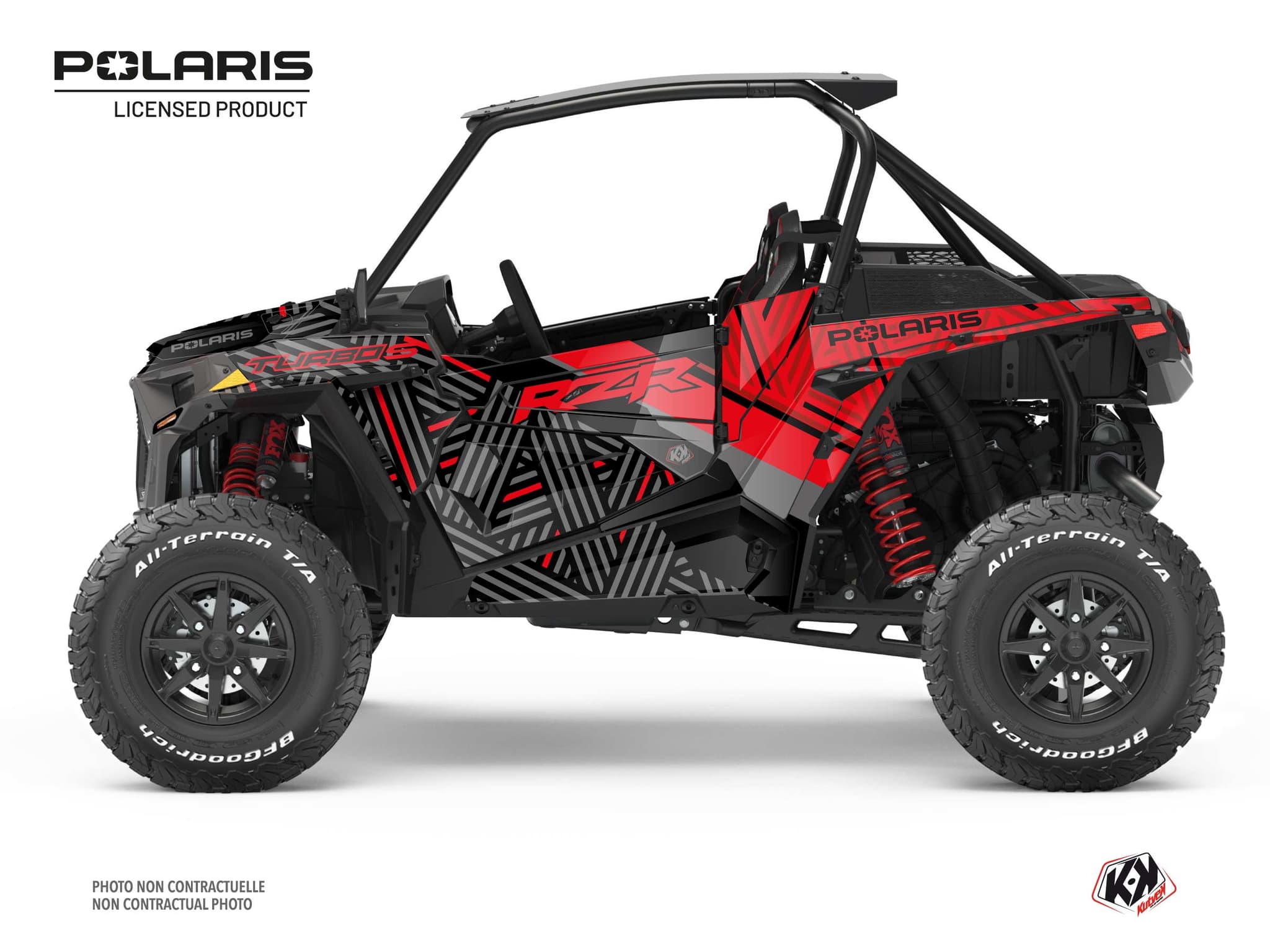 kit graphique ssv epik polaris rzr turbo s noir