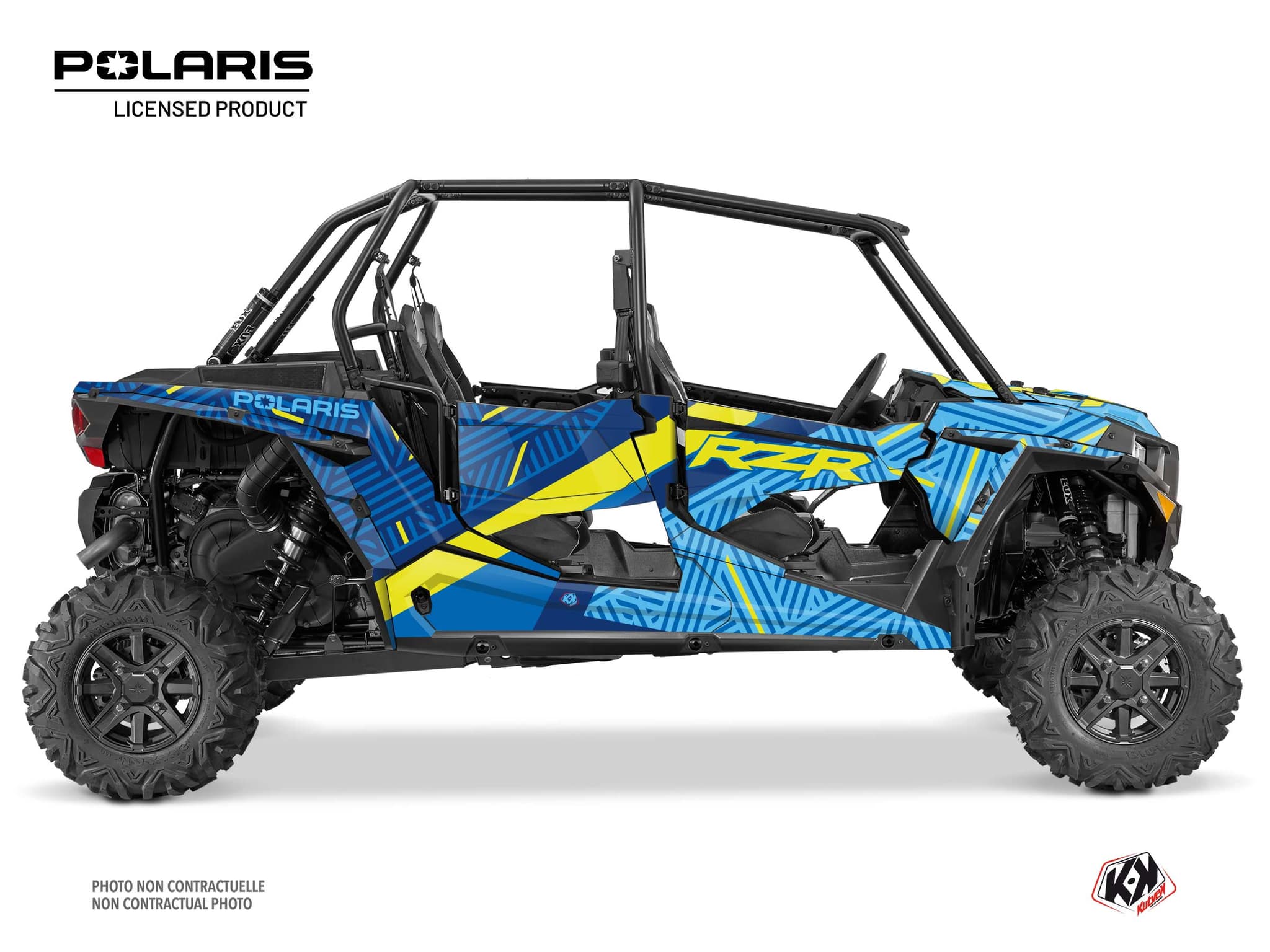 Kit graphique SSV Epik Polaris RZR XP 1000 4 portes Bleu
