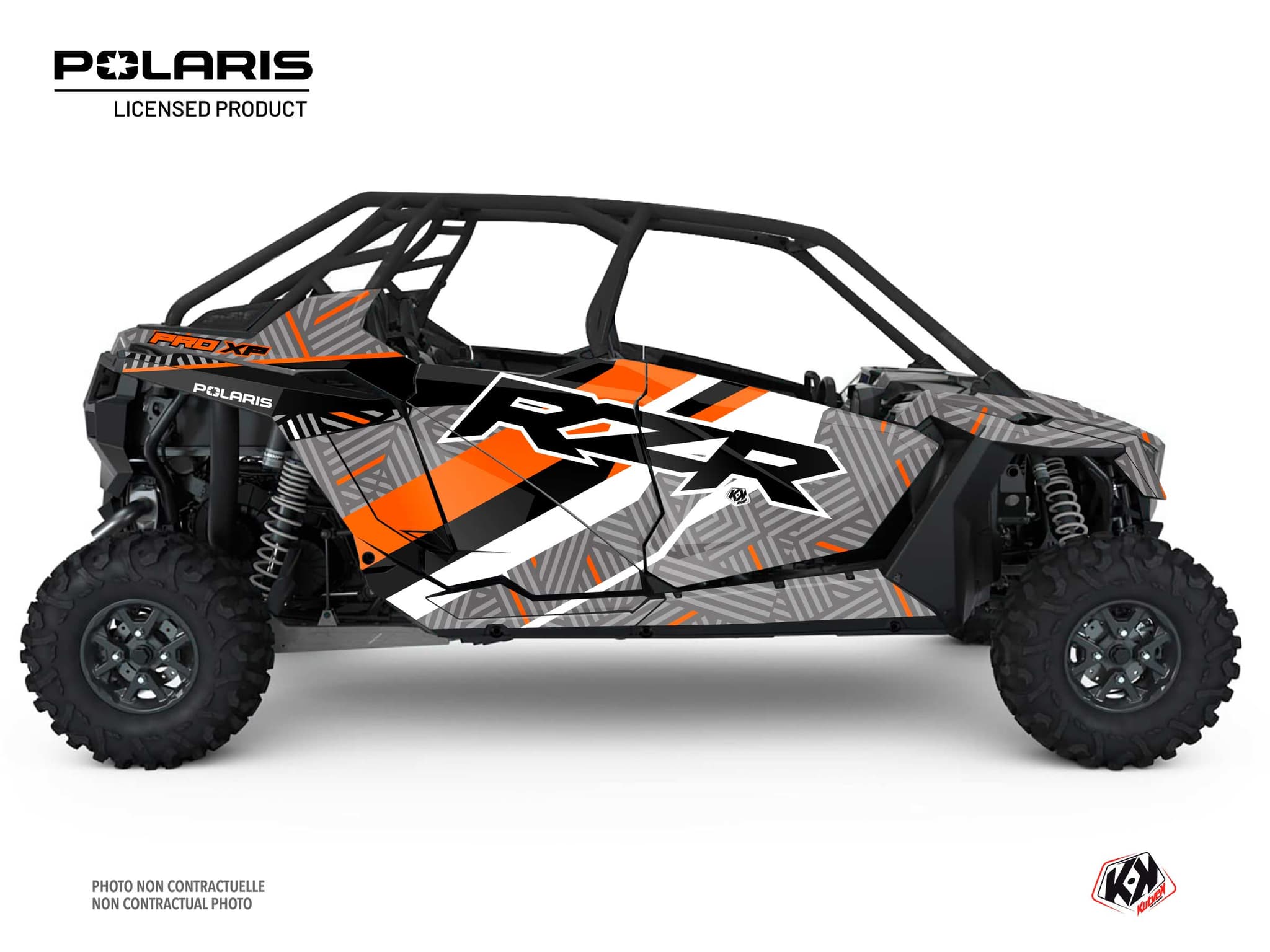 kit graphique ssv polaris rzr pro xp 4 portes epik gris