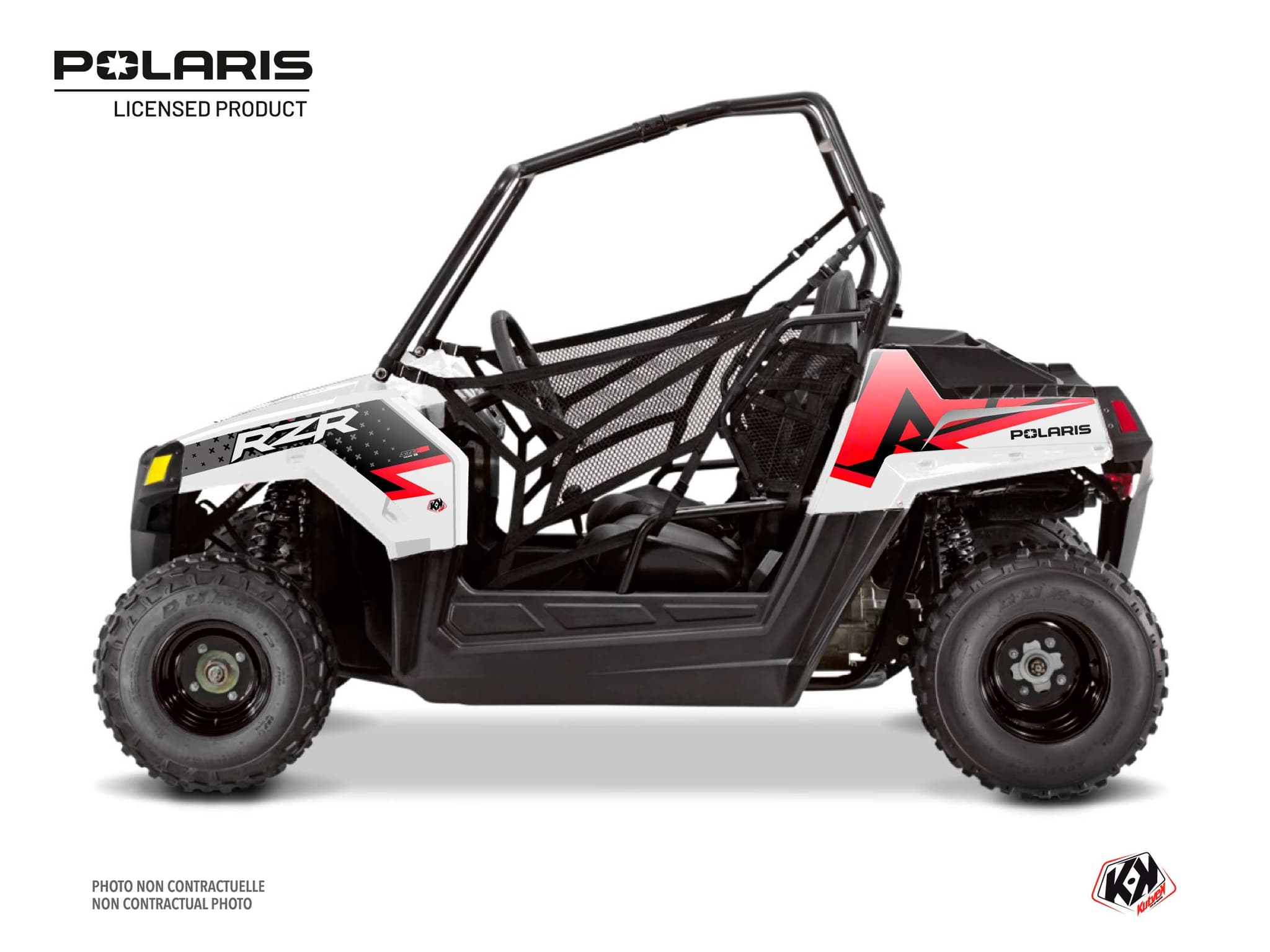Kit graphique SSV Stun Polaris RZR 170 Blanc