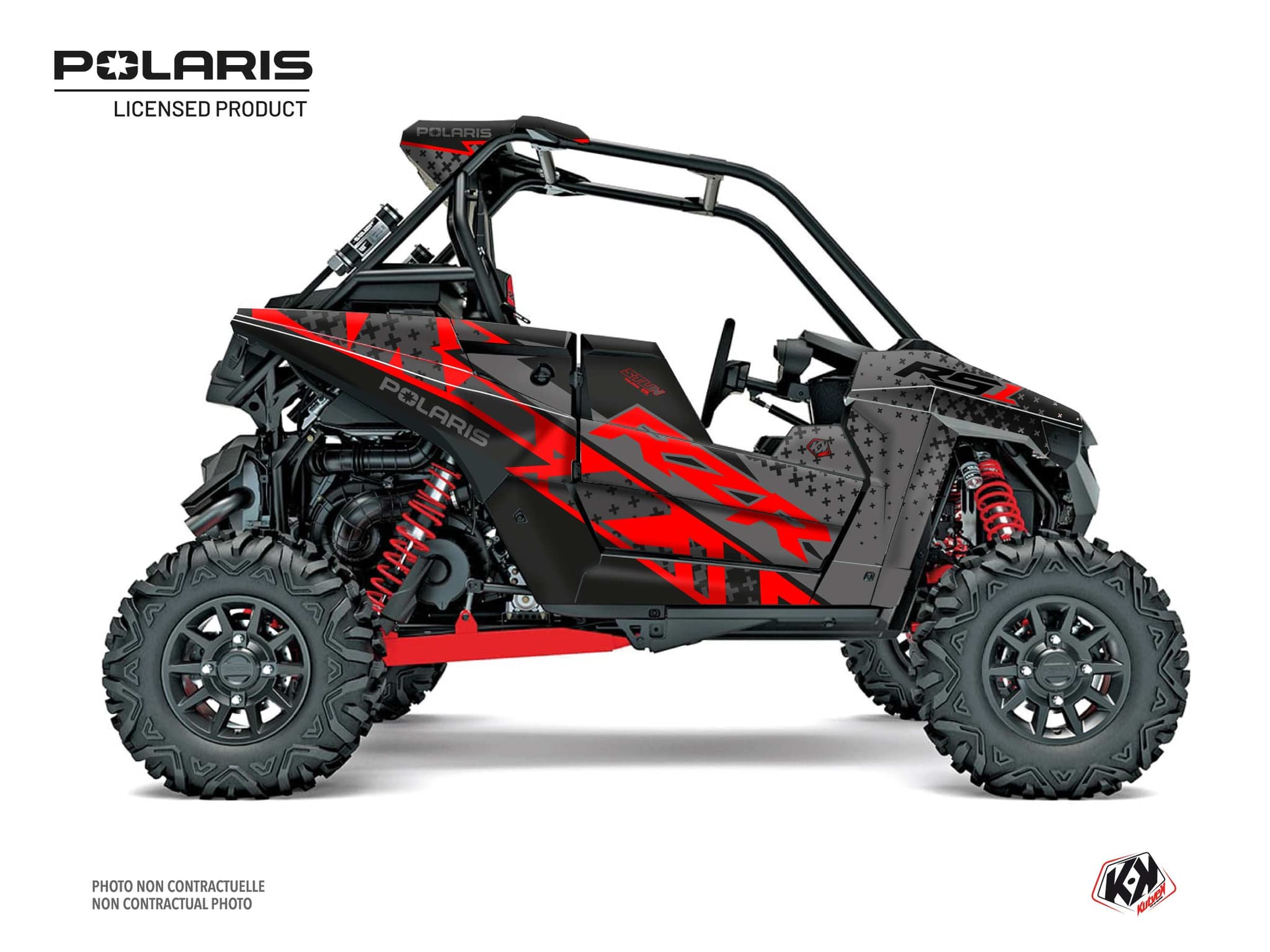 Kit graphique SSV Stun Polaris RZR RS1 Noir FULL