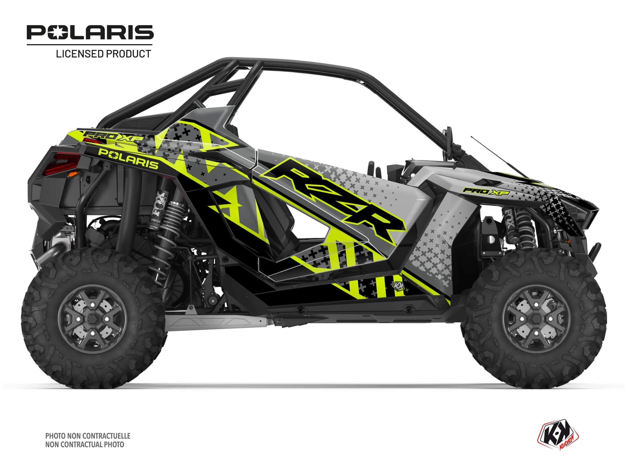 kit graphique ssv polaris rzr pro xp ultimate stun jaune