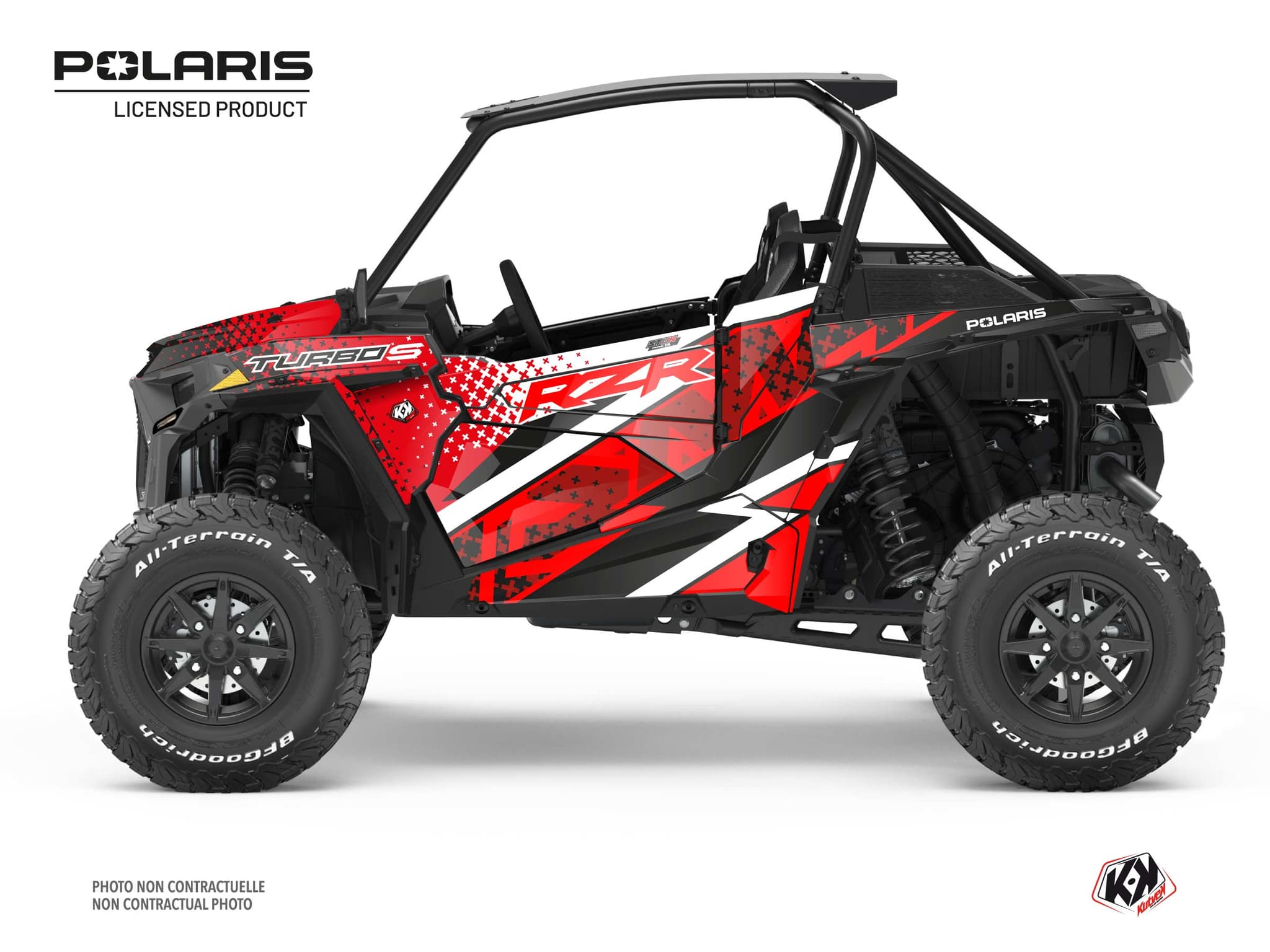 Kit Graphique SSV Stun Polaris RZR Turbo S Rouge