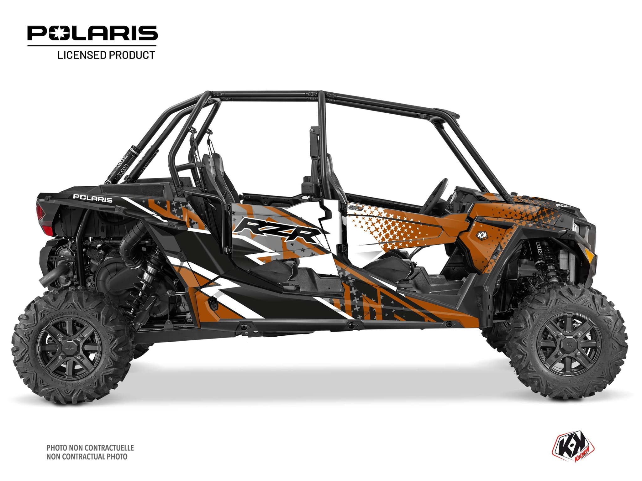 kit graphique ssv polaris rzr xp 1000 4 portes stun cuivre