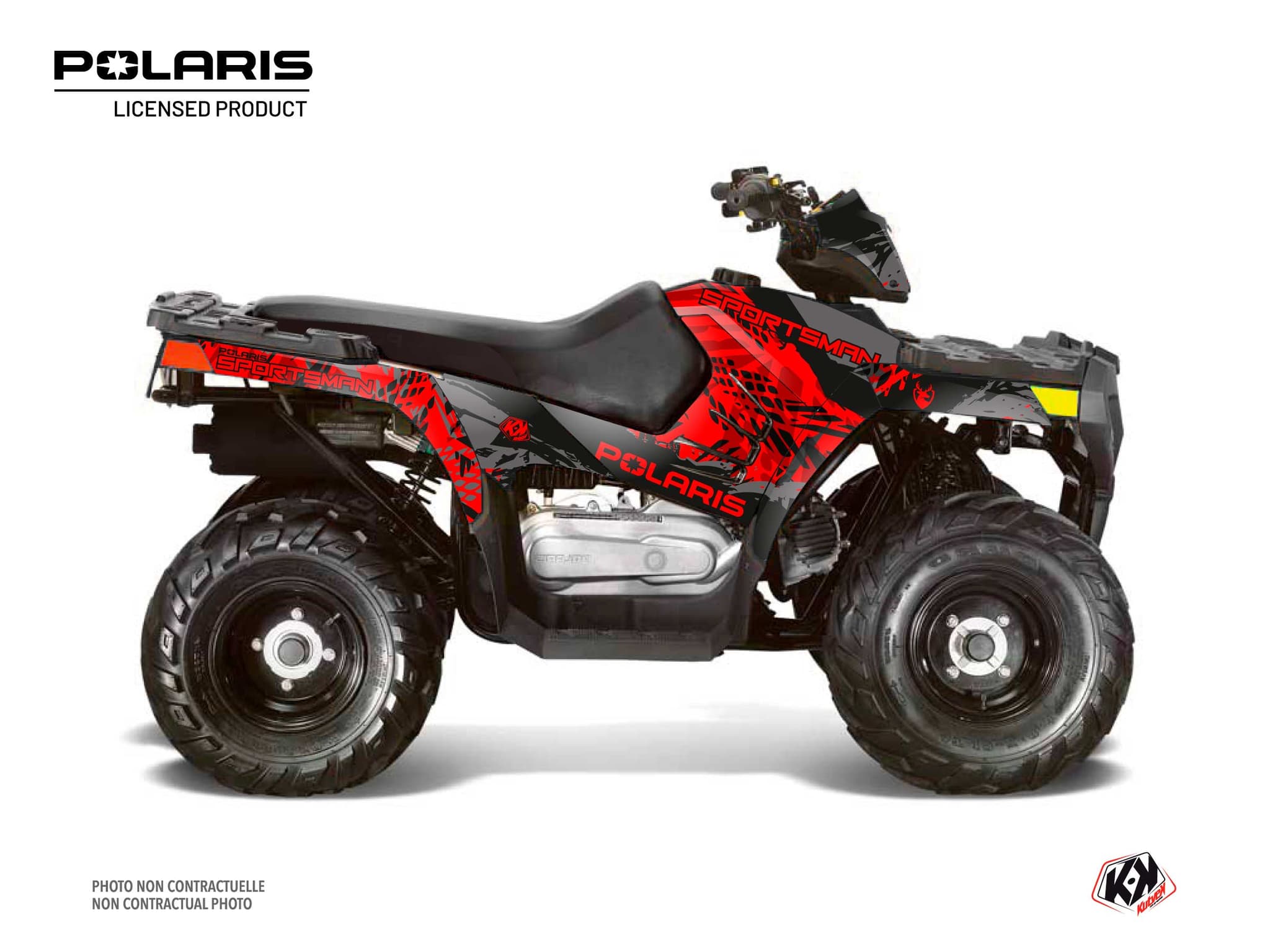 kit decorativo quad chaser polaris 90 sportsman nero | Polaris | Kutvek