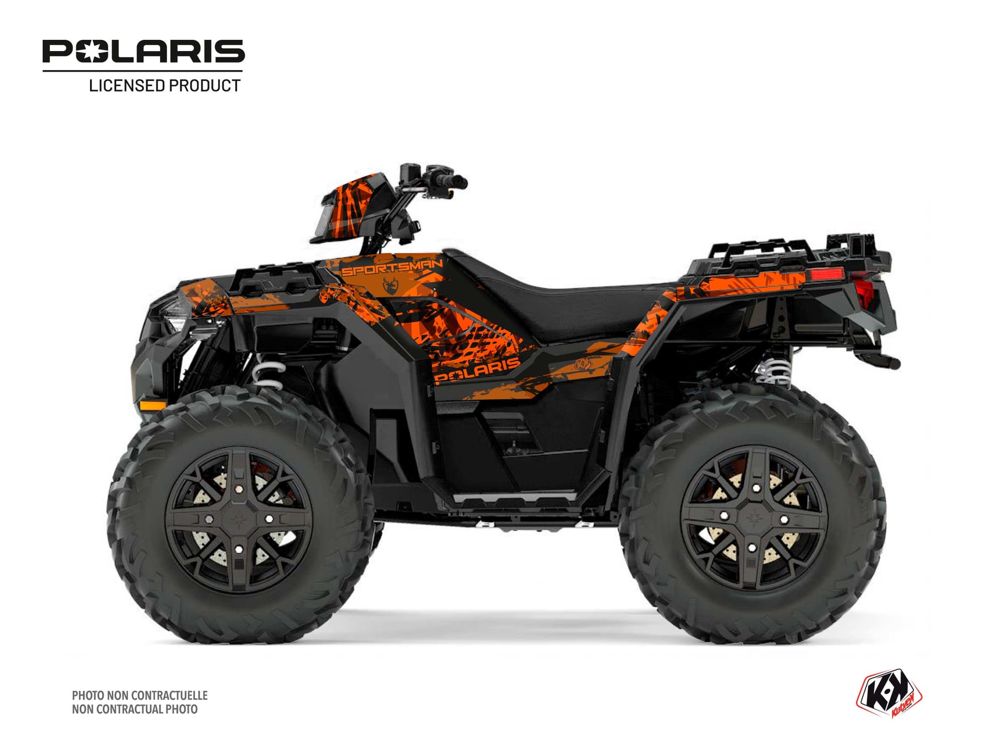 kit graphique quad polaris sportsman 1000 xp chaser cuivre