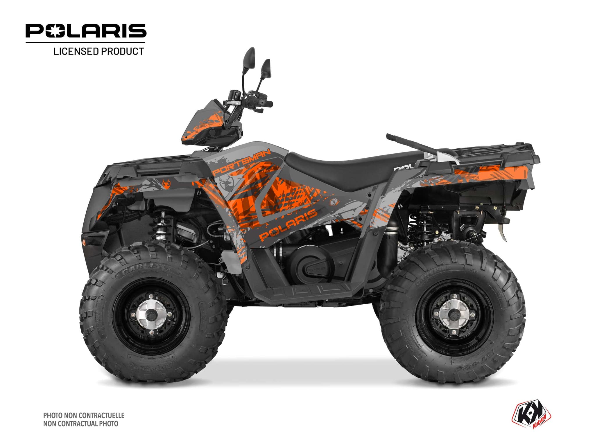deko-set quad polaris sportsman 570 touring chaser grau | Polaris | Kutvek