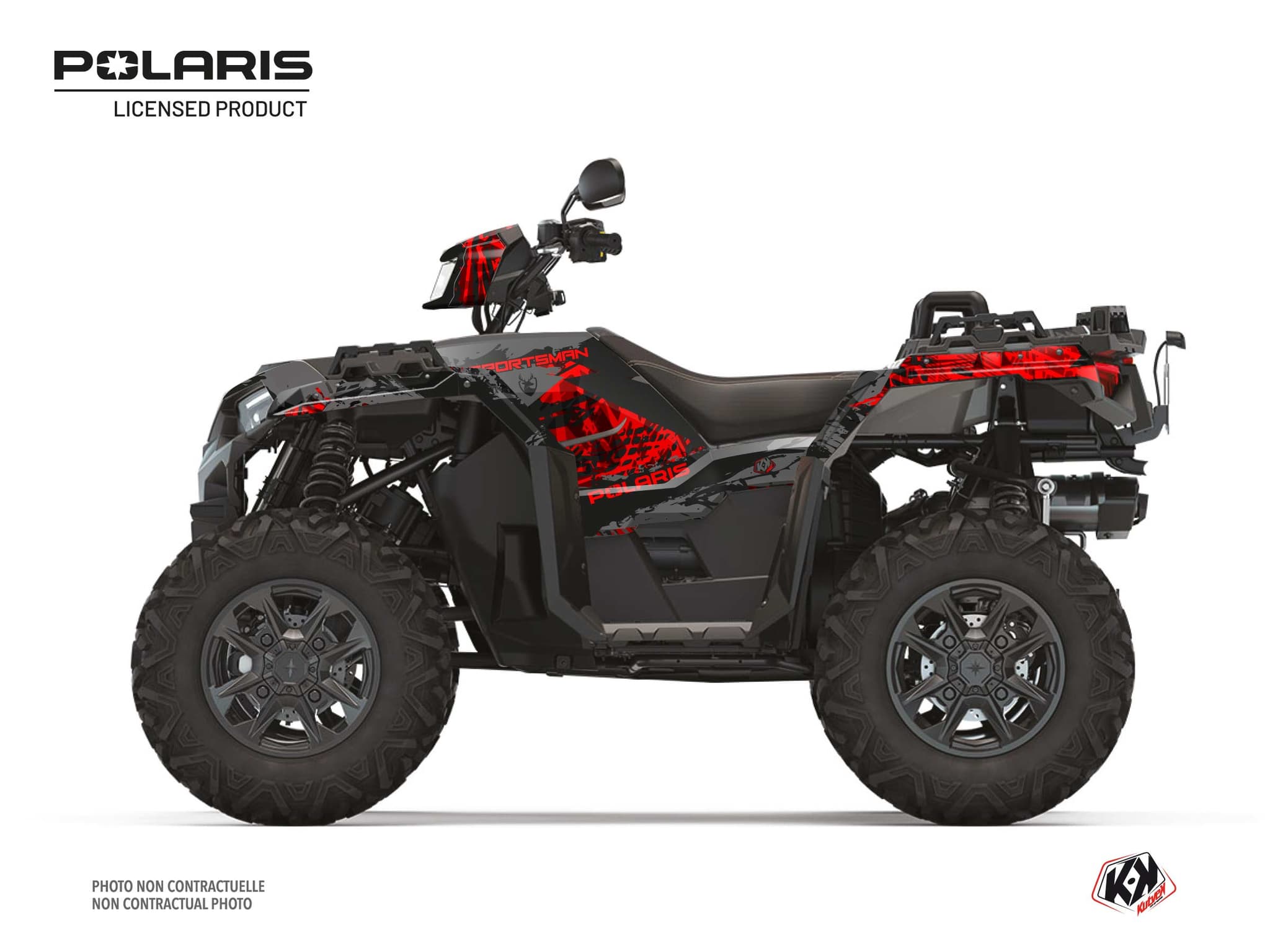 Graphic Kit ATV Chaser Polaris 1000 Sportsman XP S Forest Black | Polaris | Kutvek