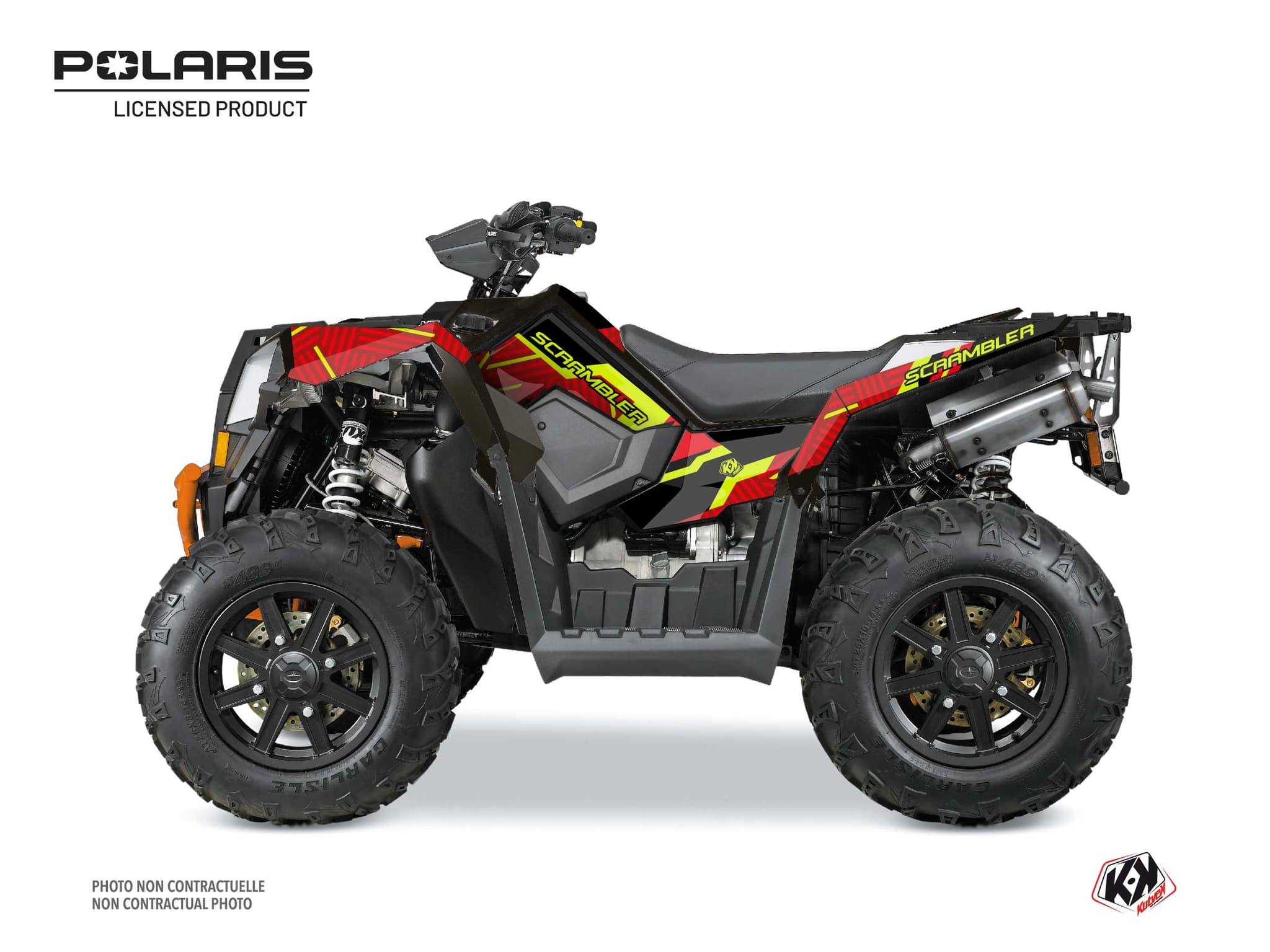 kit graphique quad polaris scrambler 1000 xp epik noir