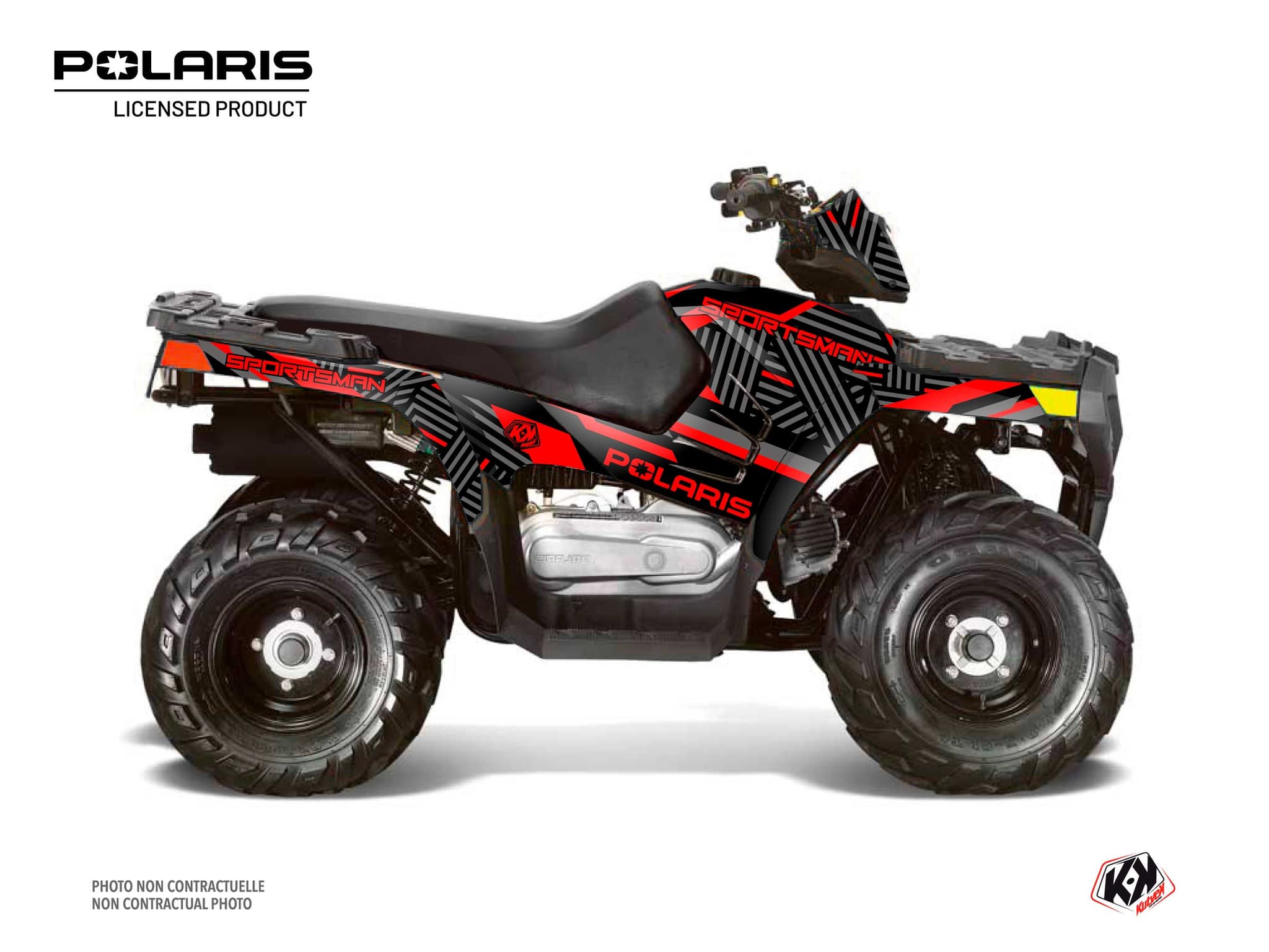 kit graphique quad polaris sportsman 90 epik noir