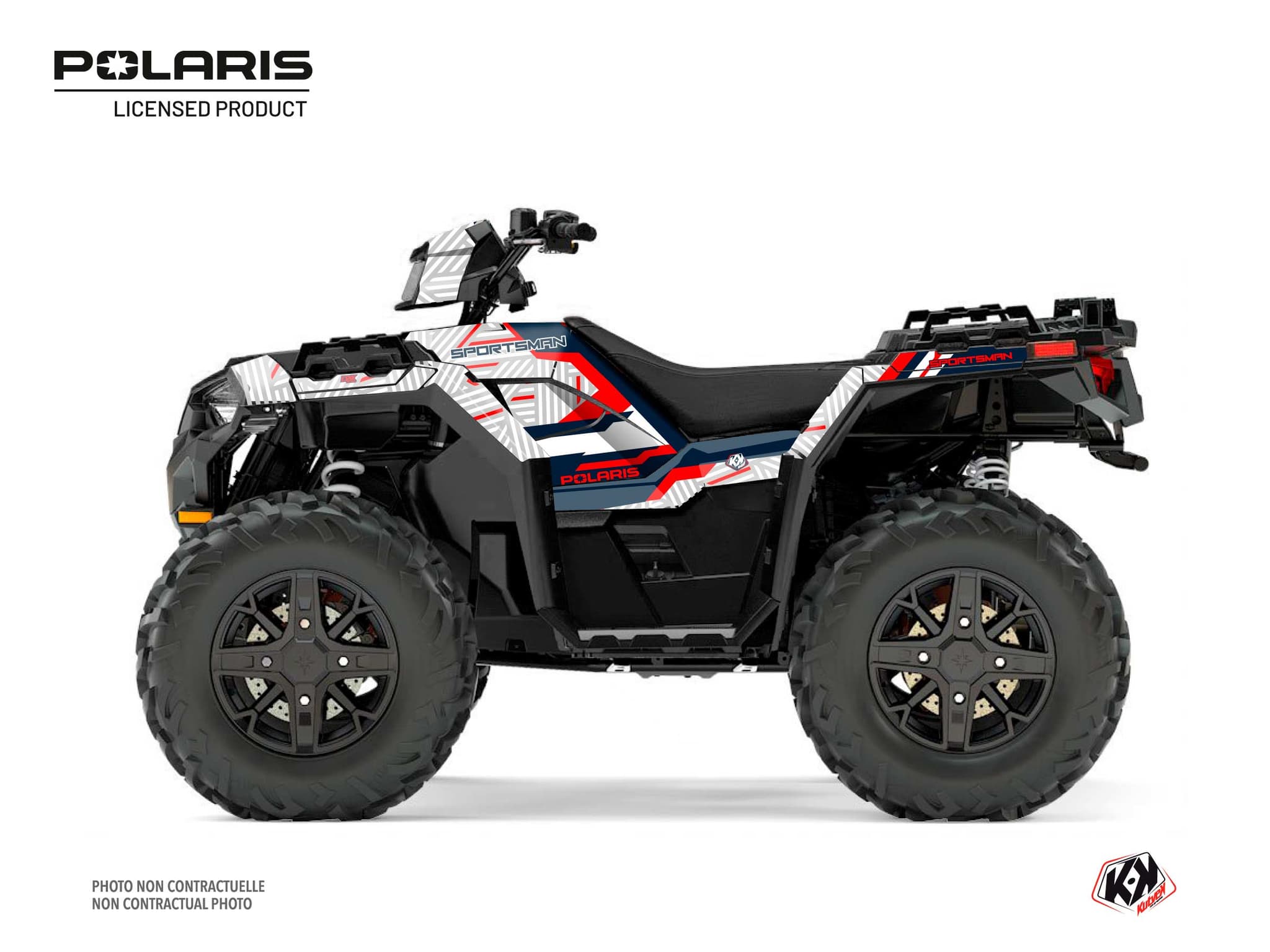 kit graphique quad polaris sportsman 1000 xp epik blanc | Polaris | Kutvek